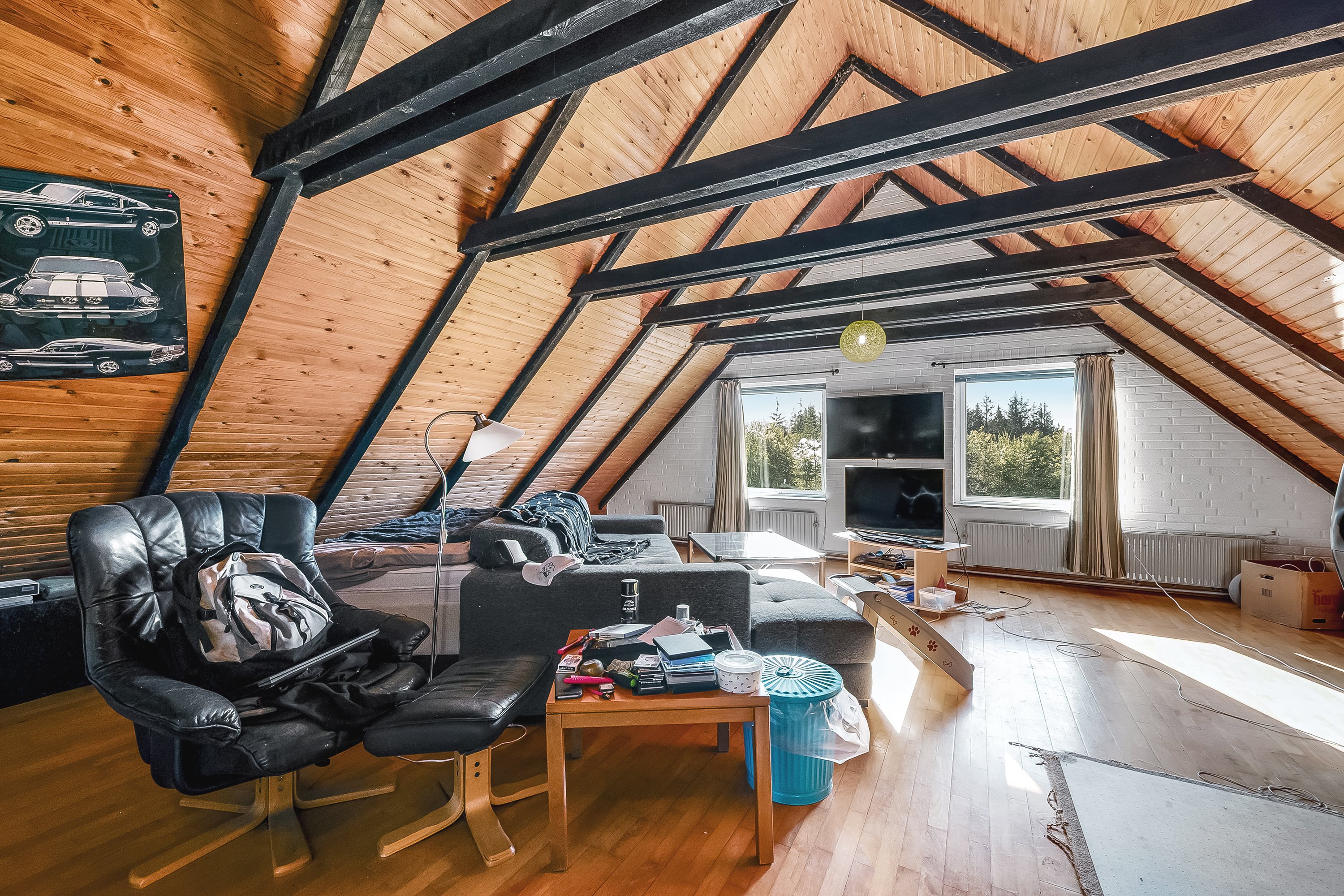 Fremhævet opholdsrum billede i fuldskærmstilstand. Billede af Vejlevej 119, Hoven, 6880 Tarm