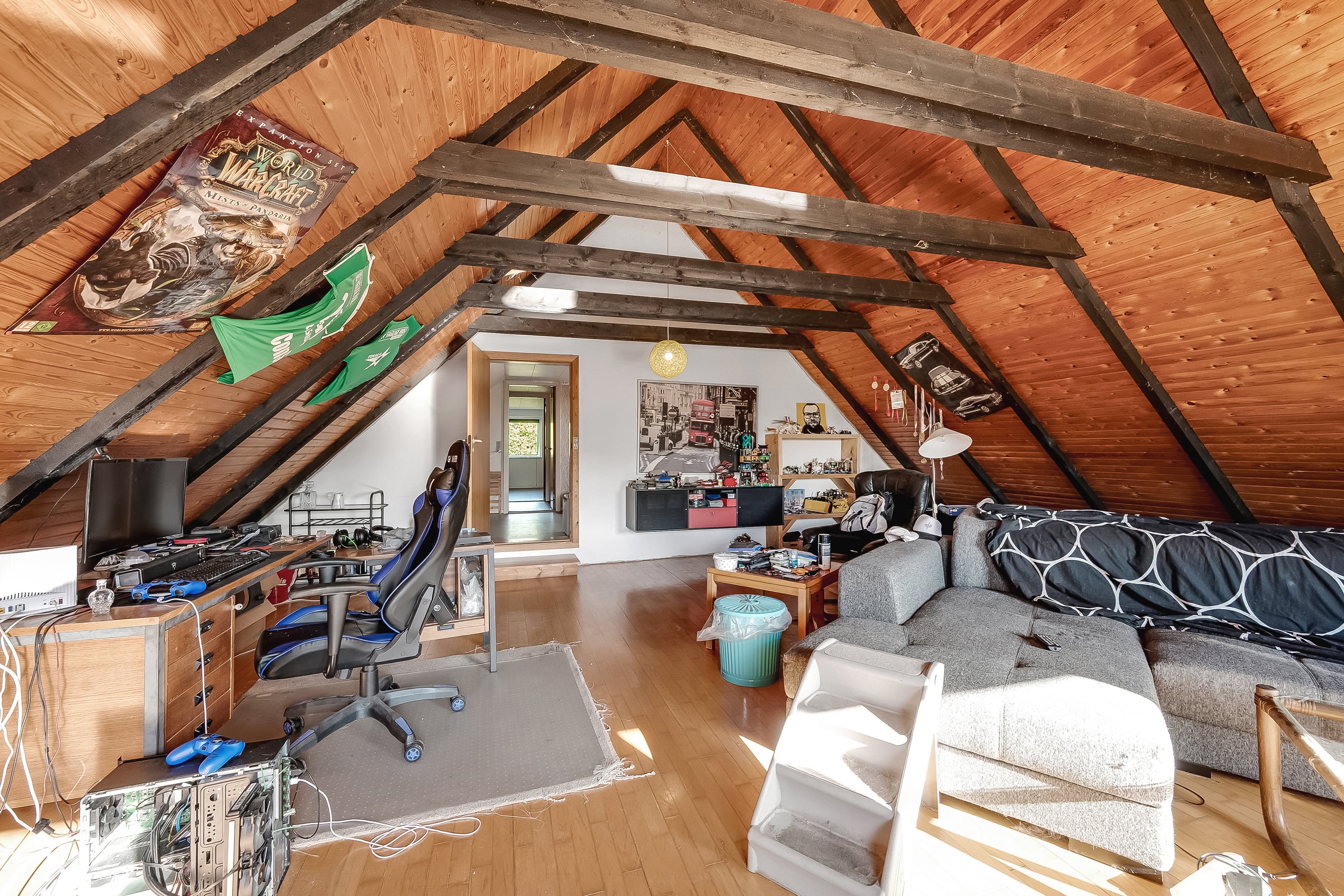 Fremhævet opholdsrum billede i fuldskærmstilstand. Billede af Vejlevej 119, Hoven, 6880 Tarm