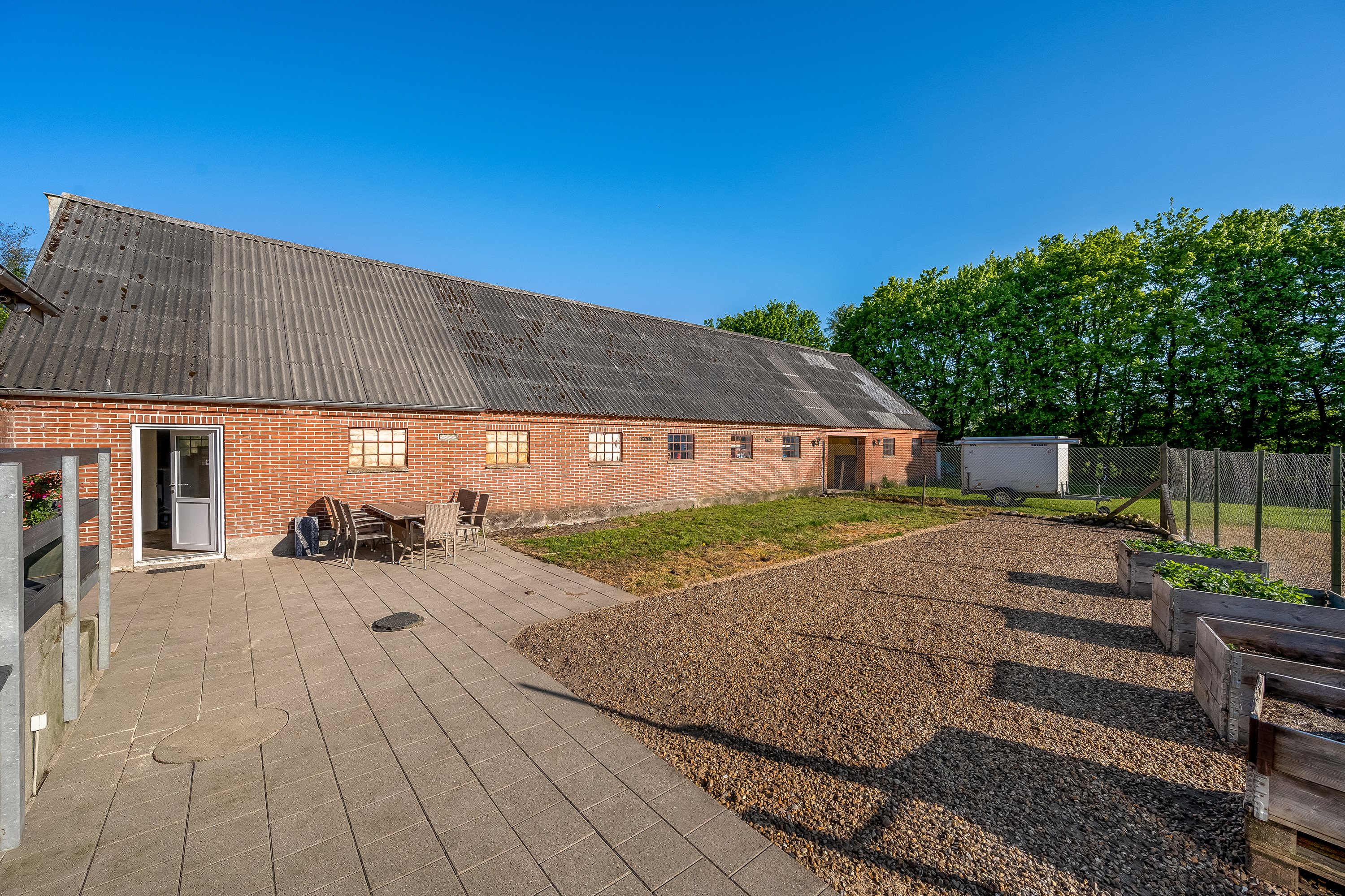 Fremhævet facade billede i fuldskærmstilstand. Billede af Vejlevej 119, Hoven, 6880 Tarm