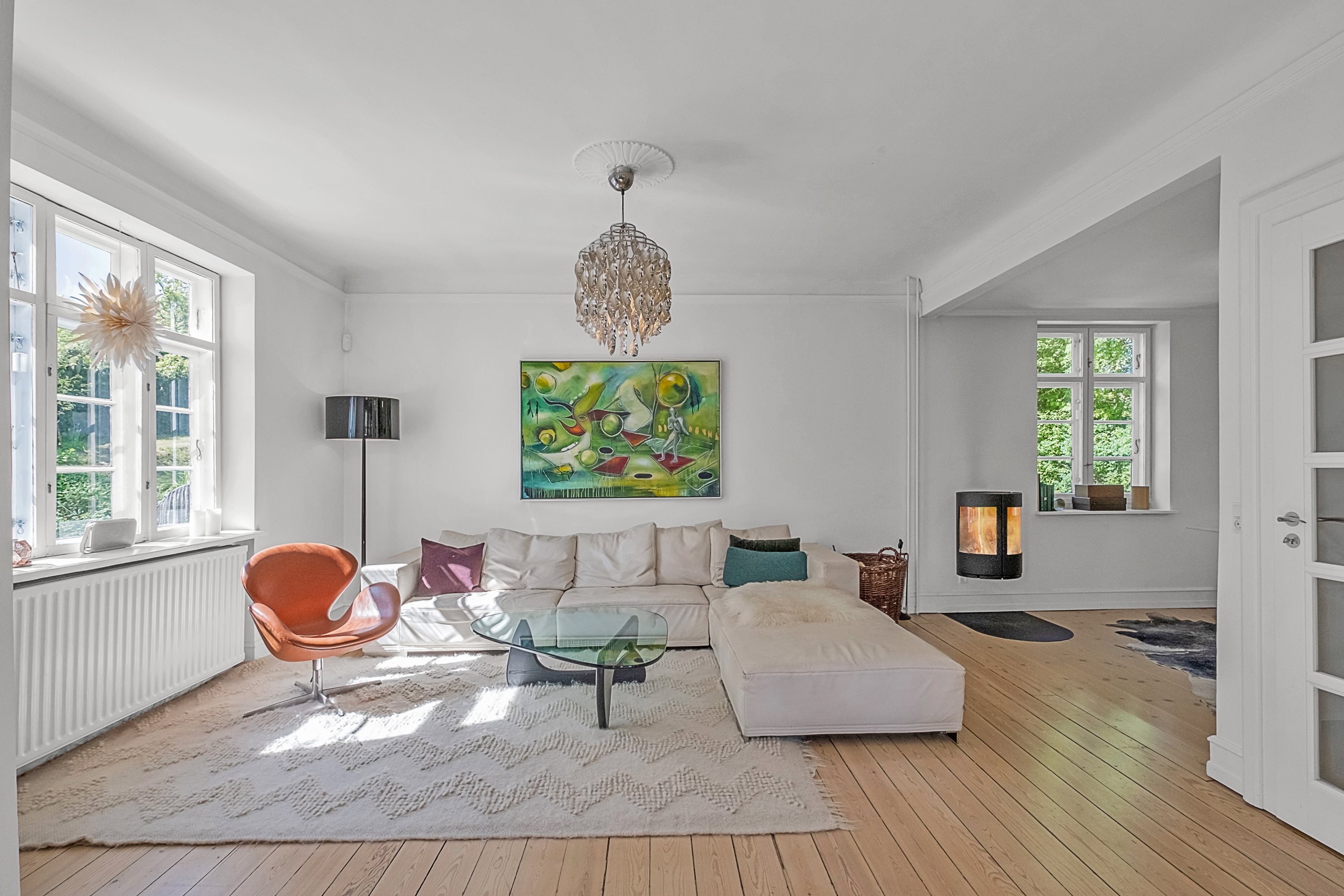 Fremhævet stue billede i fuldskærmstilstand. Billede af Eugen Warmings Vej 5, 8000 Aarhus C