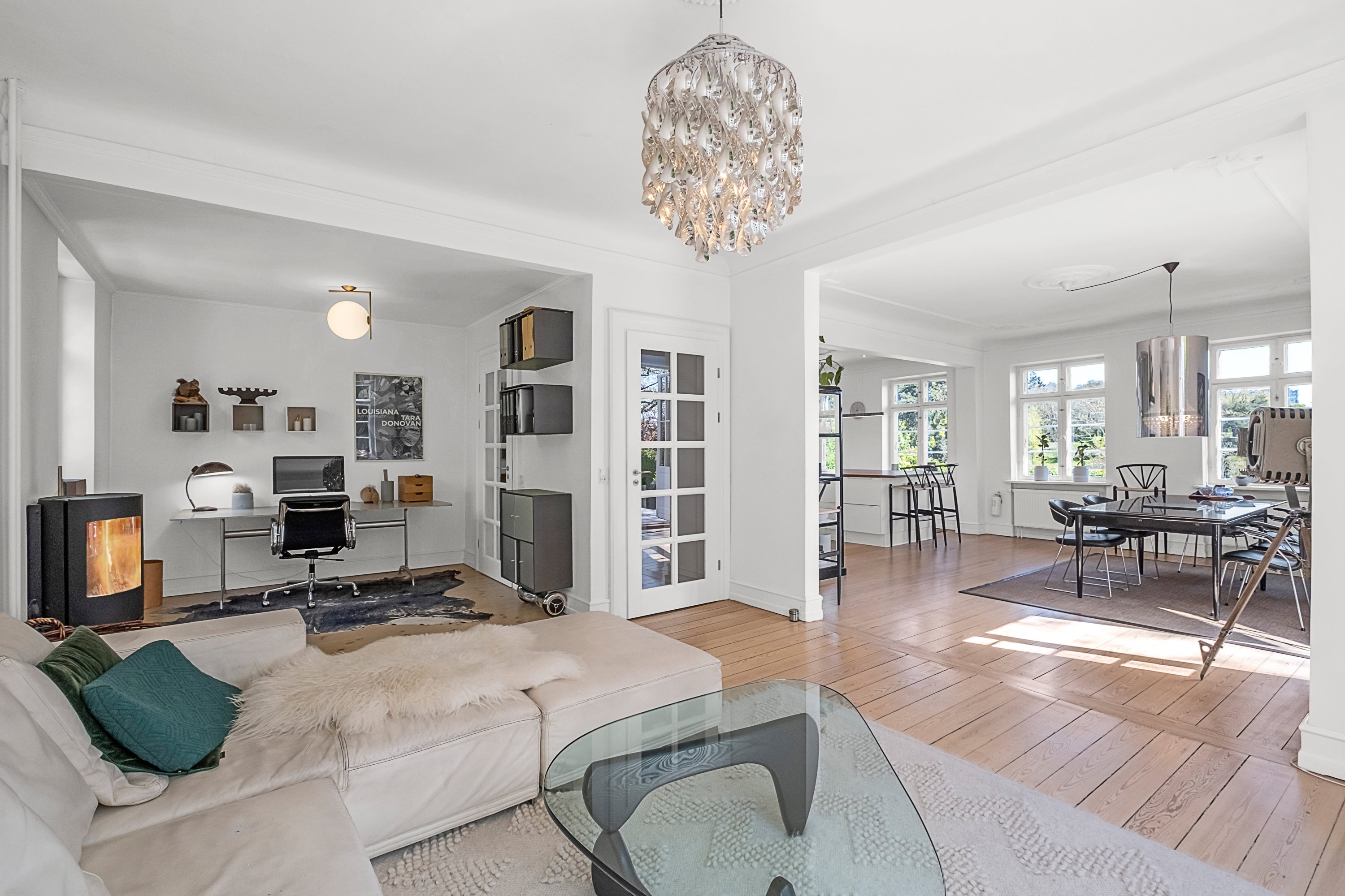 Fremhævet stue billede i fuldskærmstilstand. Billede af Eugen Warmings Vej 5, 8000 Aarhus C