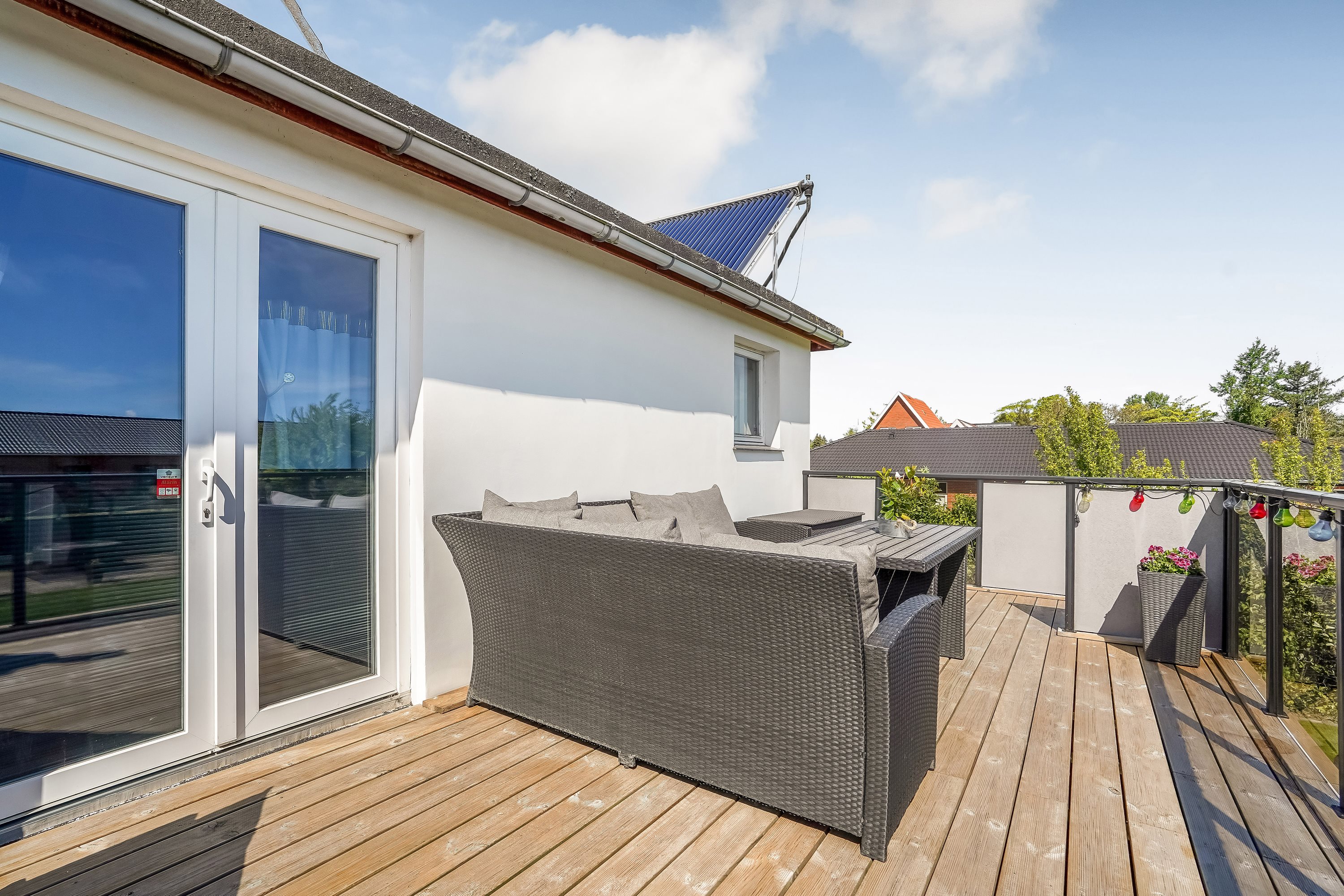 Fremhævet terrasse billede i fuldskærmstilstand. Billede af Kauslundevej 85, Kauslunde, 5500 Middelfart