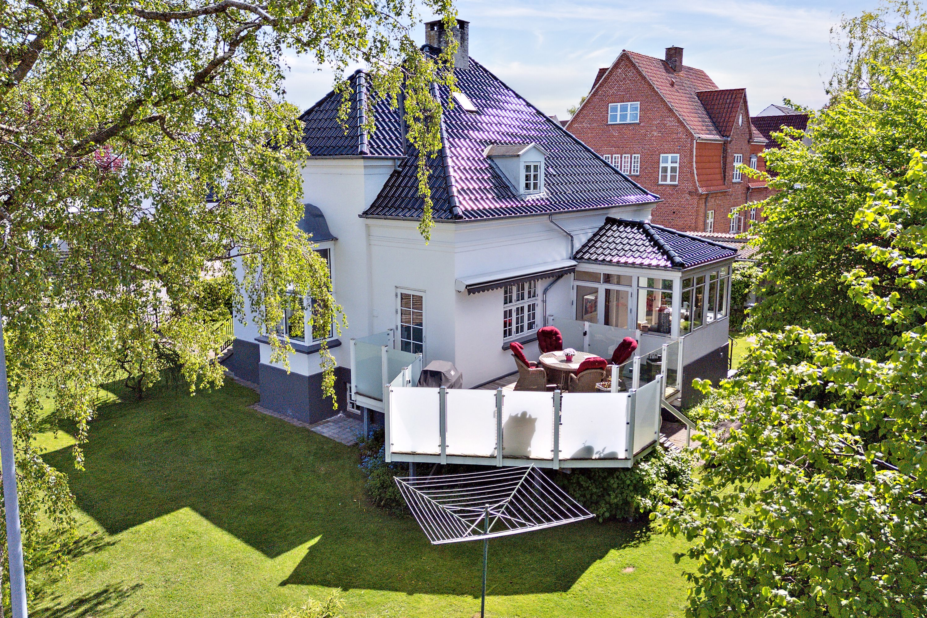 Fremhævet set fra haven billede i fuldskærmstilstand. Billede af Sct.Knudsgade 15, 4200 Slagelse