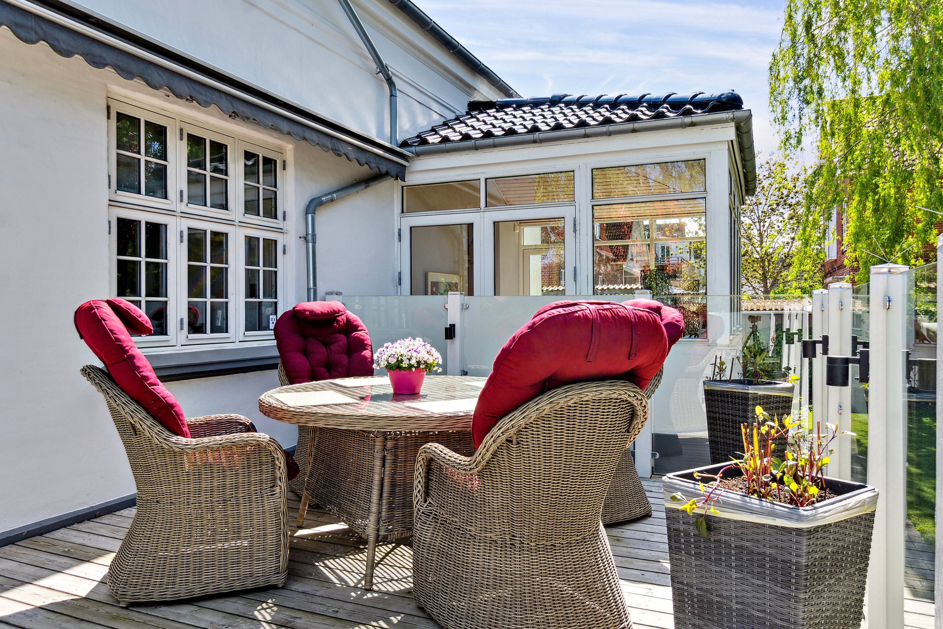 Fremhævet terrasse billede i fuldskærmstilstand. Billede af Sct.Knudsgade 15, 4200 Slagelse