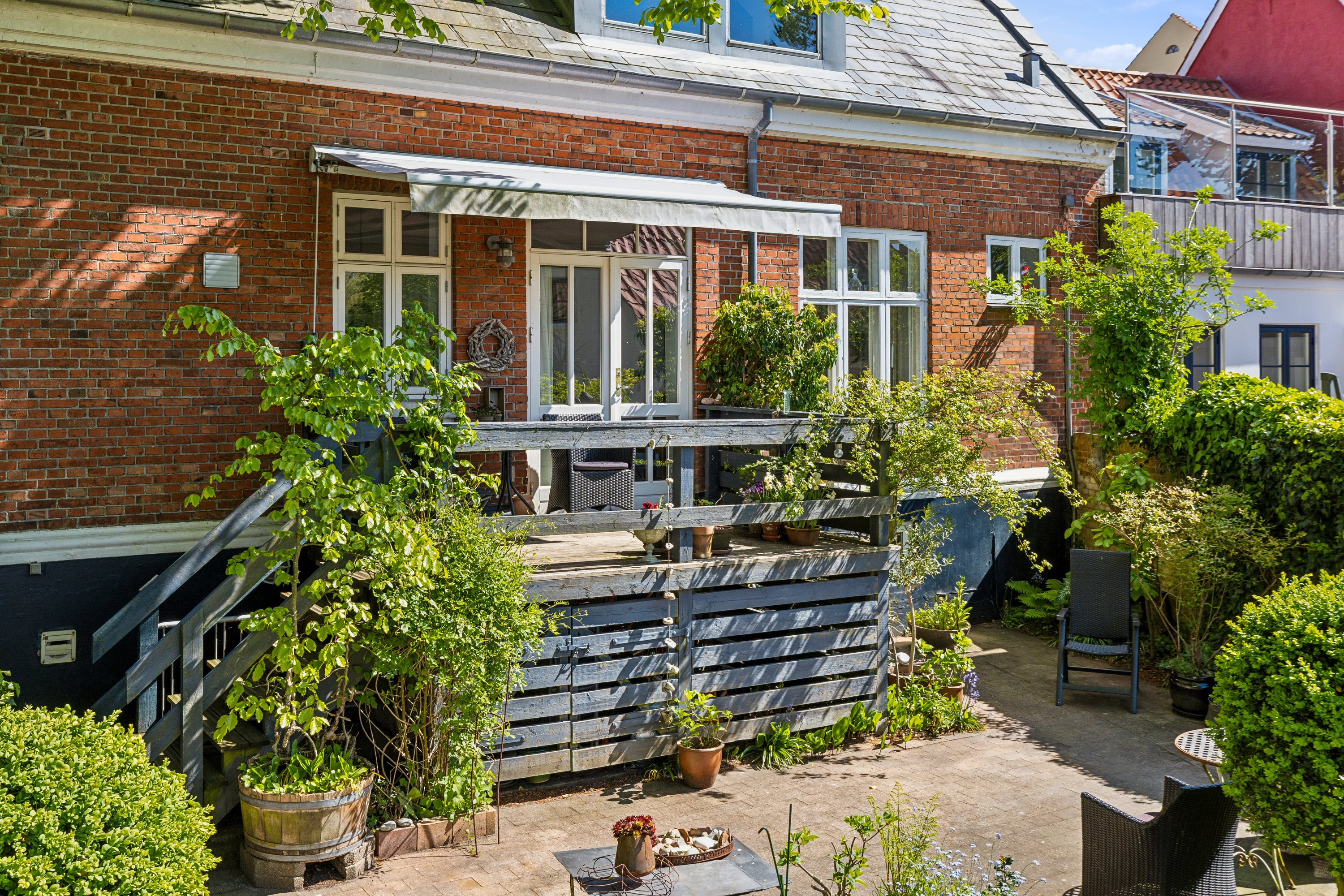 Fremhævet terrasse billede i fuldskærmstilstand. Billede af Sct Nicolaj Gade 4, 6760 Ribe