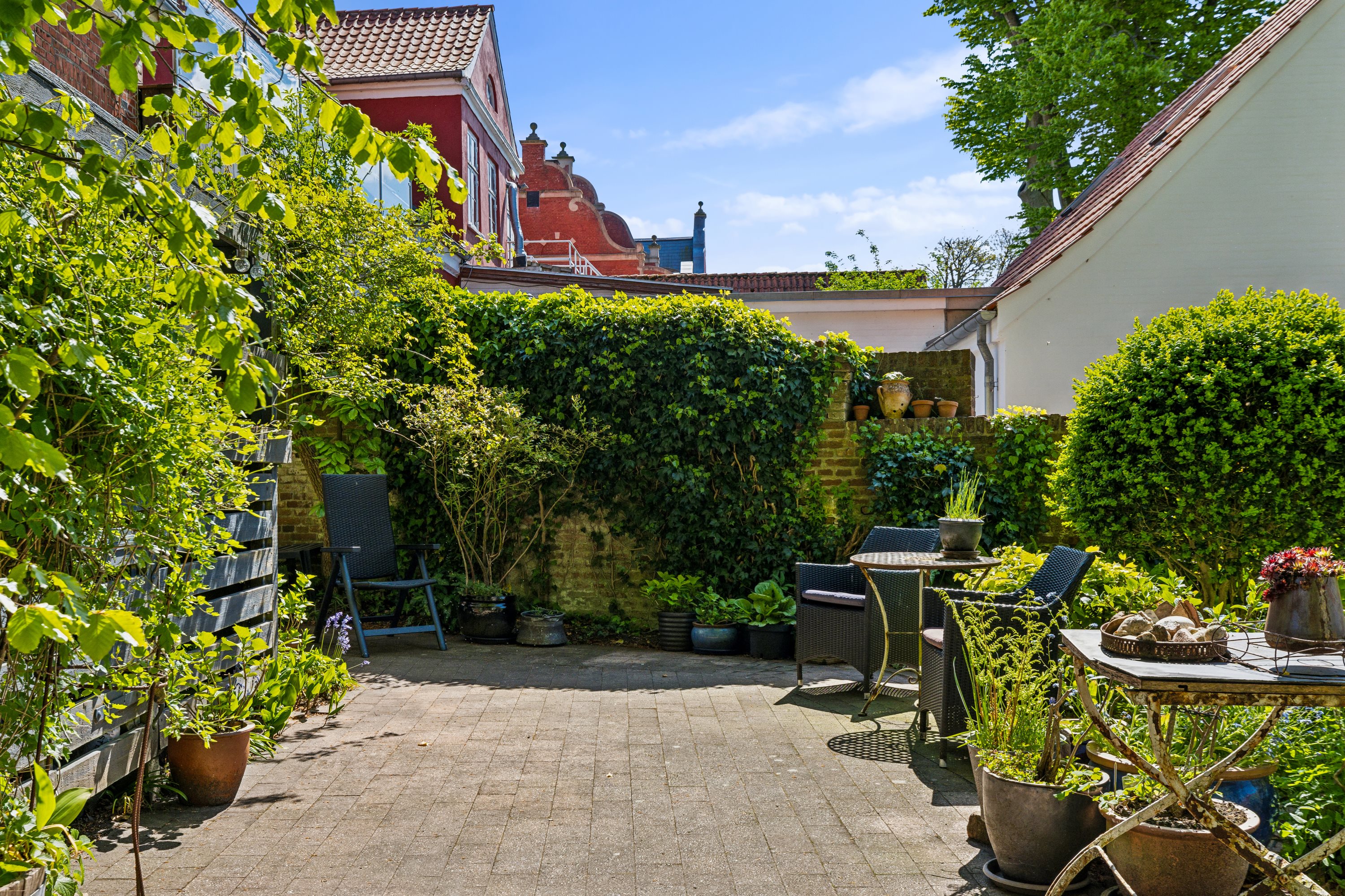 Fremhævet terrasse billede i fuldskærmstilstand. Billede af Sct Nicolaj Gade 4, 6760 Ribe