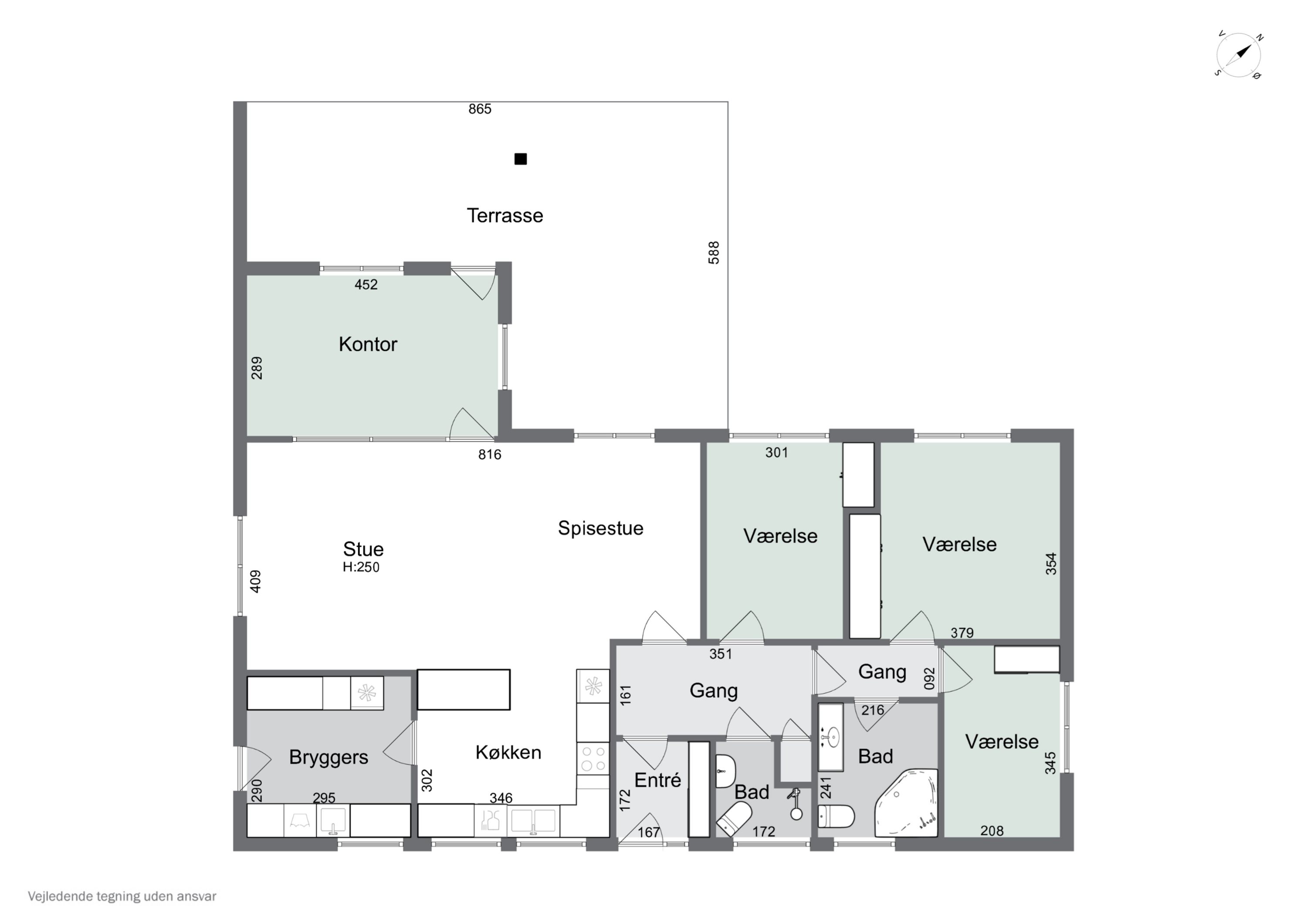 Plantegninger billede af Råvænget 18, 2880 Bagsværd