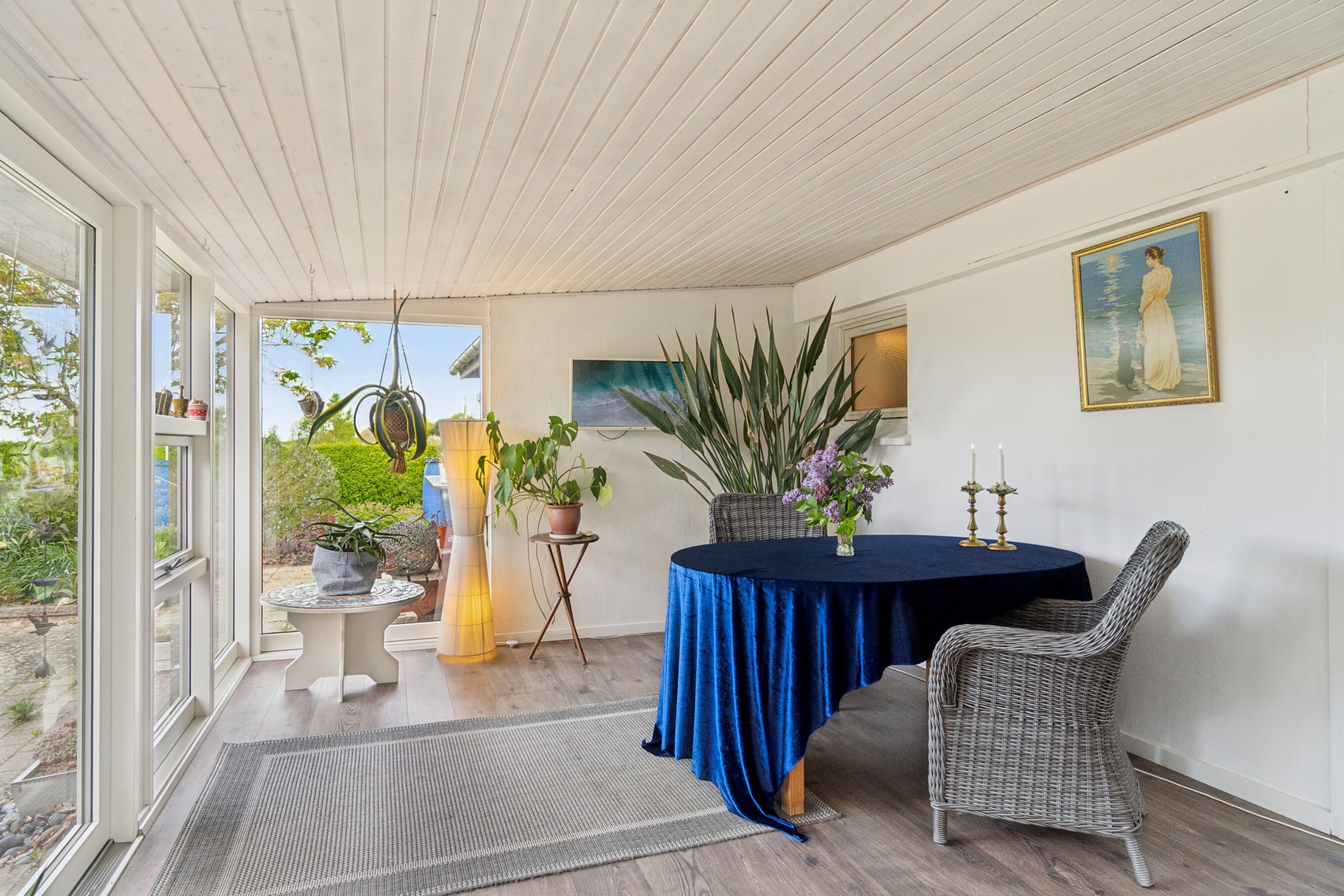 Fremhævet udestue billede i fuldskærmstilstand. Billede af Næstved Landevej 10, 4250 Fuglebjerg