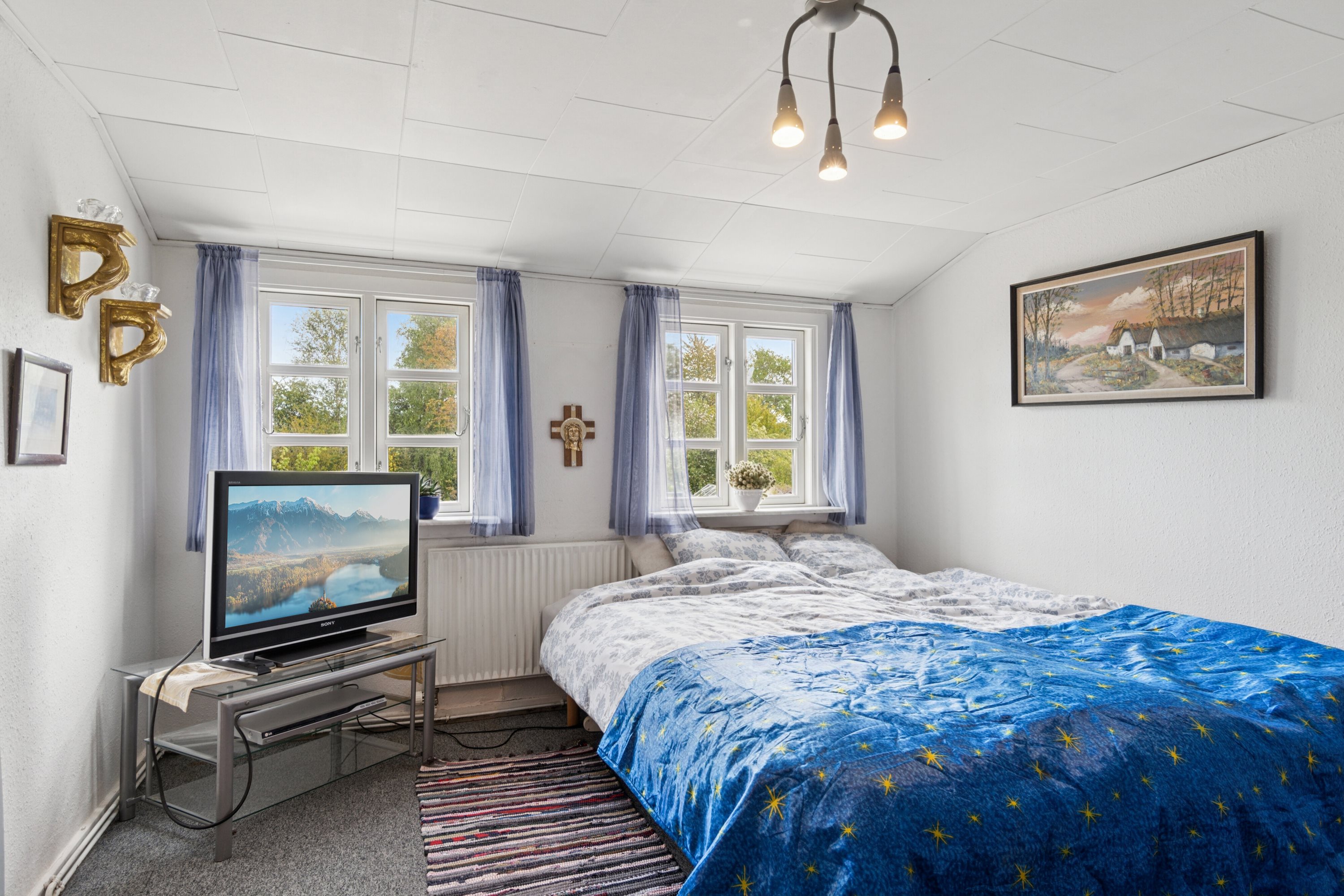 Fremhævet soveværelse billede i fuldskærmstilstand. Billede af Næstved Landevej 10, 4250 Fuglebjerg