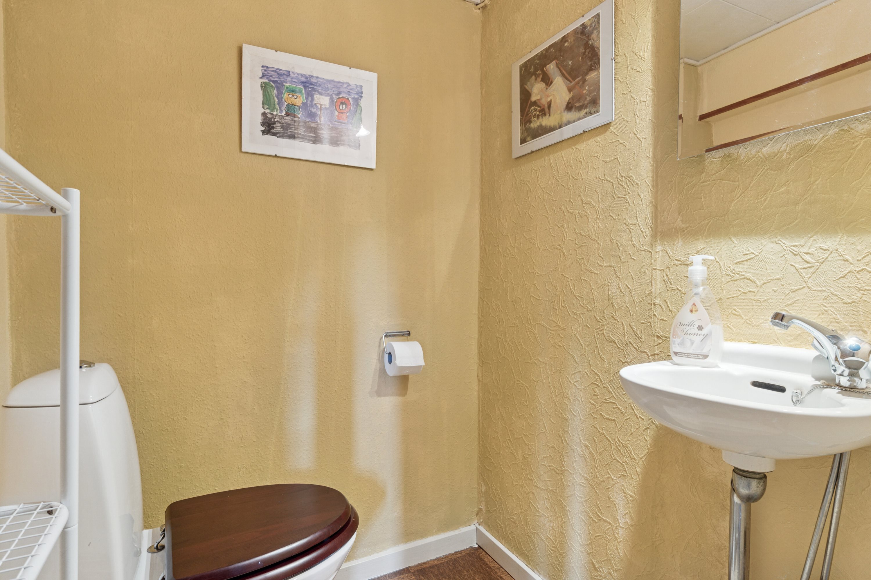 Fremhævet toilet billede i fuldskærmstilstand. Billede af Næstved Landevej 10, 4250 Fuglebjerg