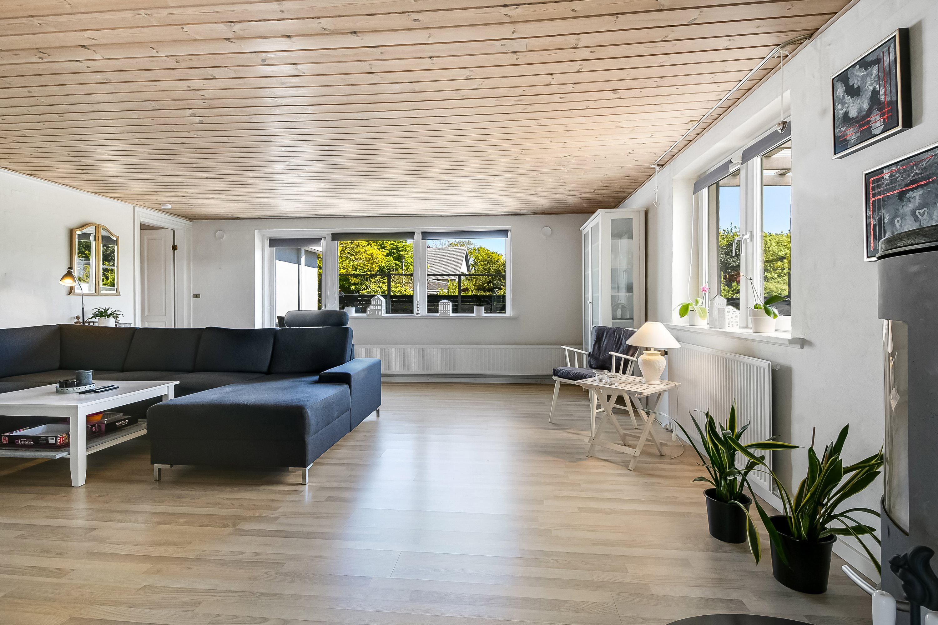 Fremhævet stue billede i fuldskærmstilstand. Billede af Sydvestvej 2, Humlum, 7600 Struer