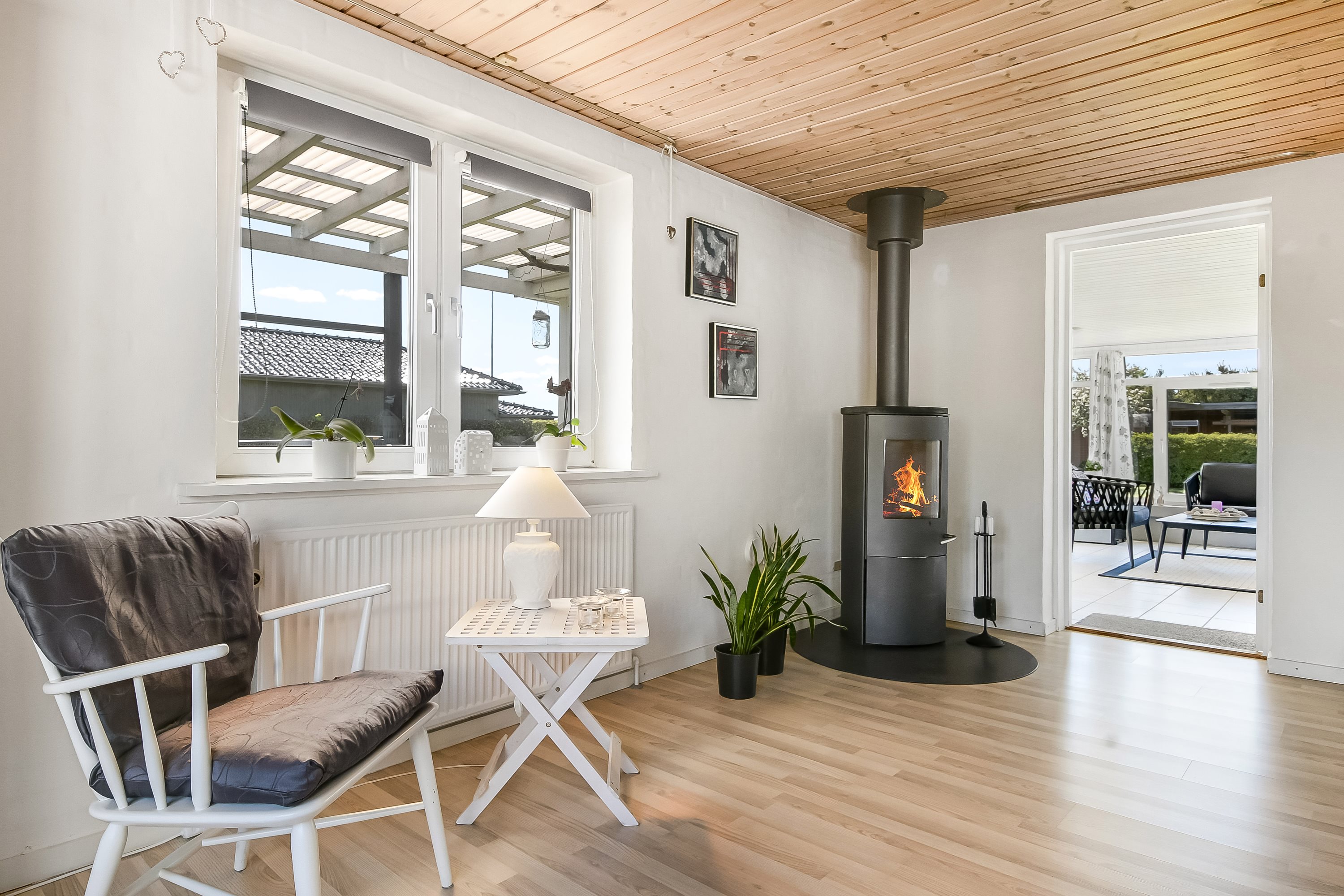 Fremhævet stue billede i fuldskærmstilstand. Billede af Sydvestvej 2, Humlum, 7600 Struer