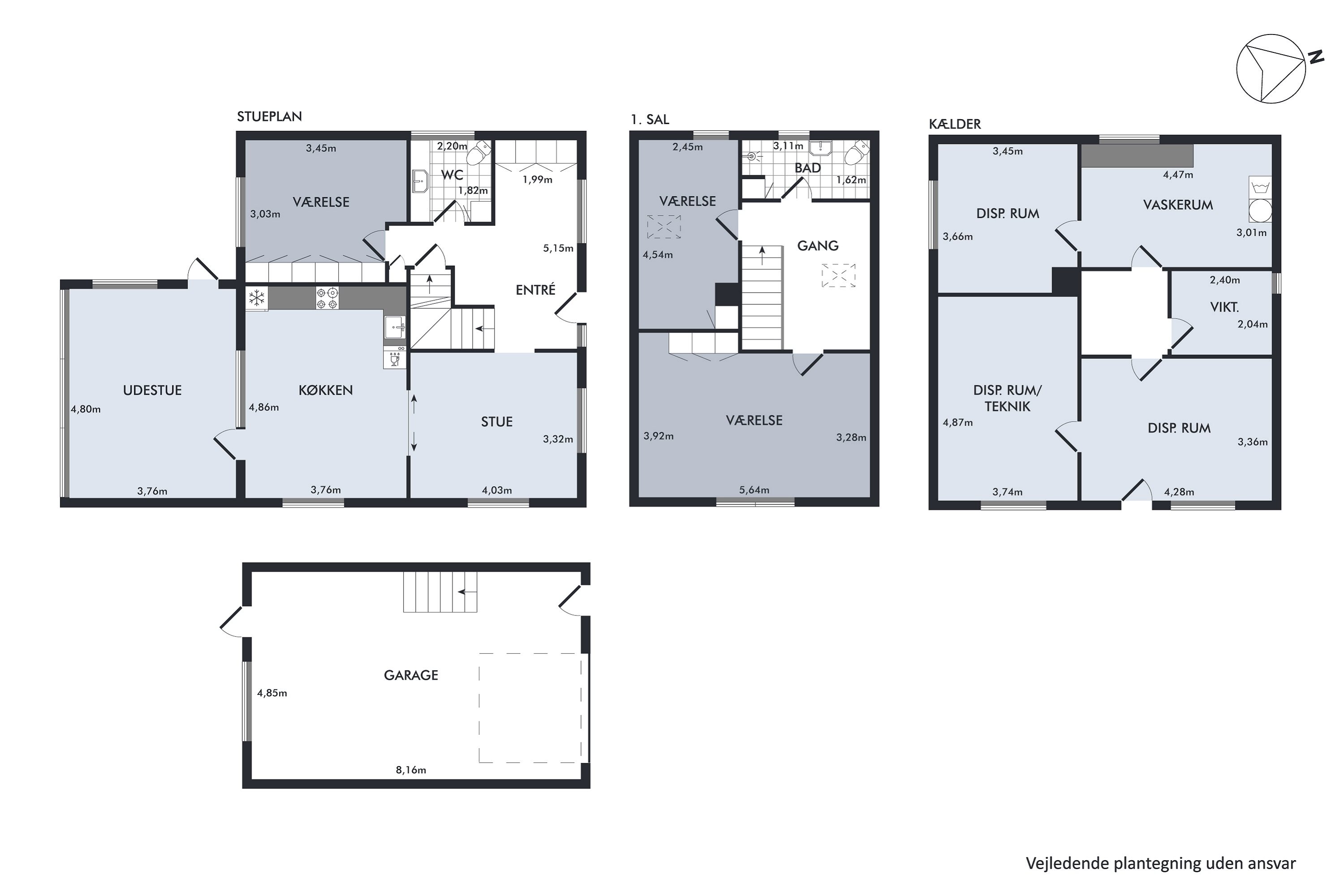 Plantegninger billede af Obbekjærvej 4, 6760 Ribe