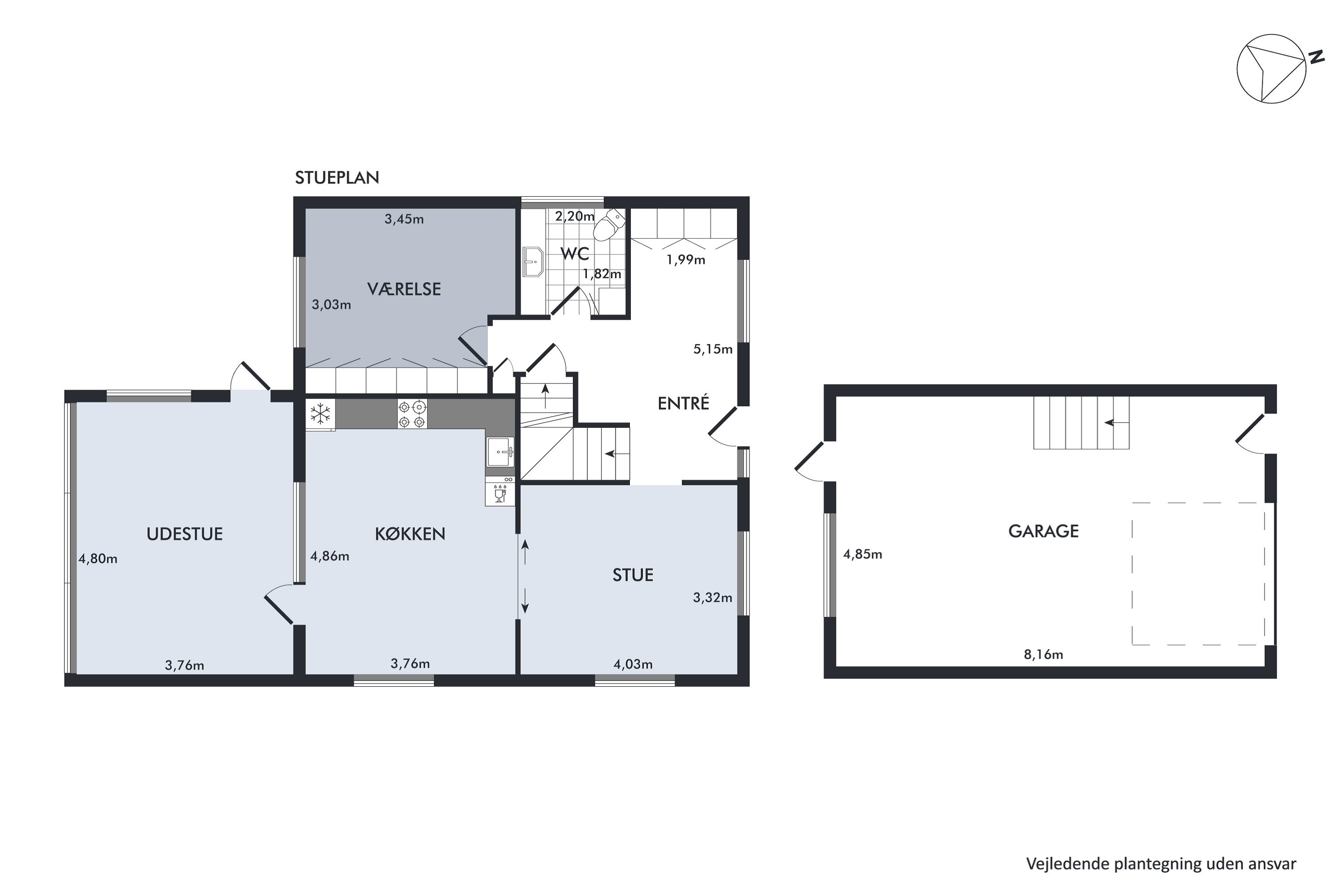 Plantegninger billede af Obbekjærvej 4, 6760 Ribe