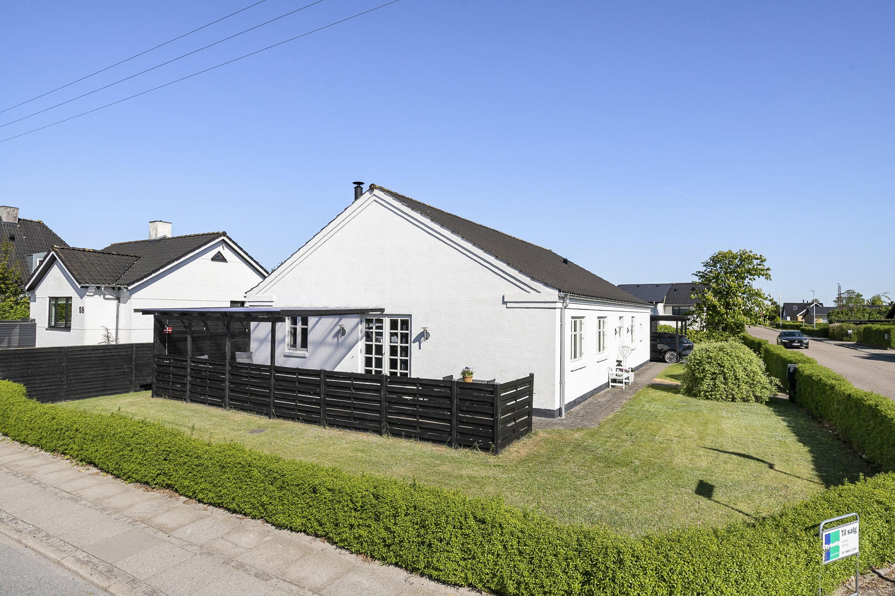 Fremhævet facade billede i fuldskærmstilstand. Billede af Baldersvej 26, 9800 Hjørring