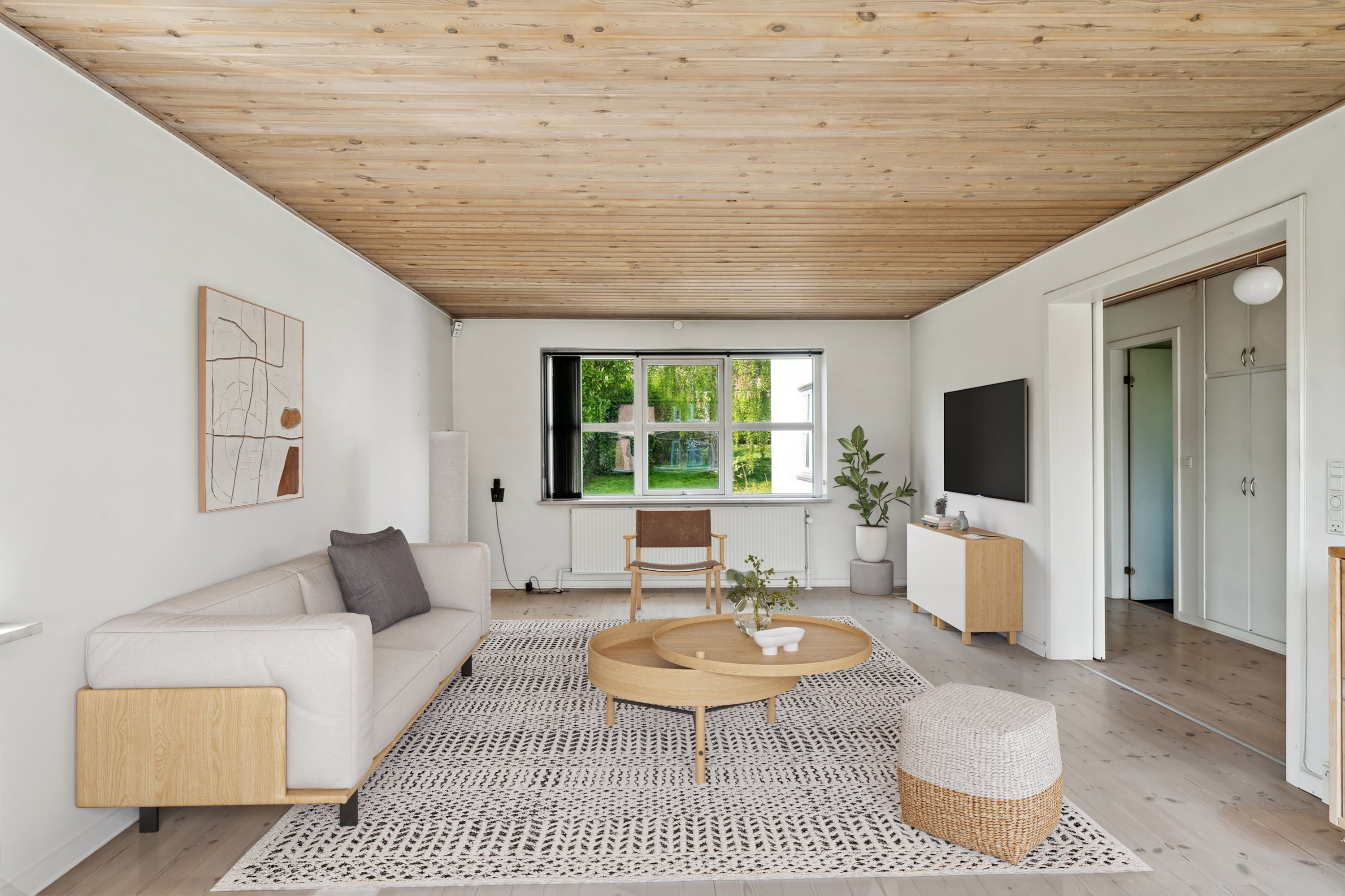 Fremhævet stue billede i fuldskærmstilstand. Billede af Marienborgvej 5, 8930 Randers NØ