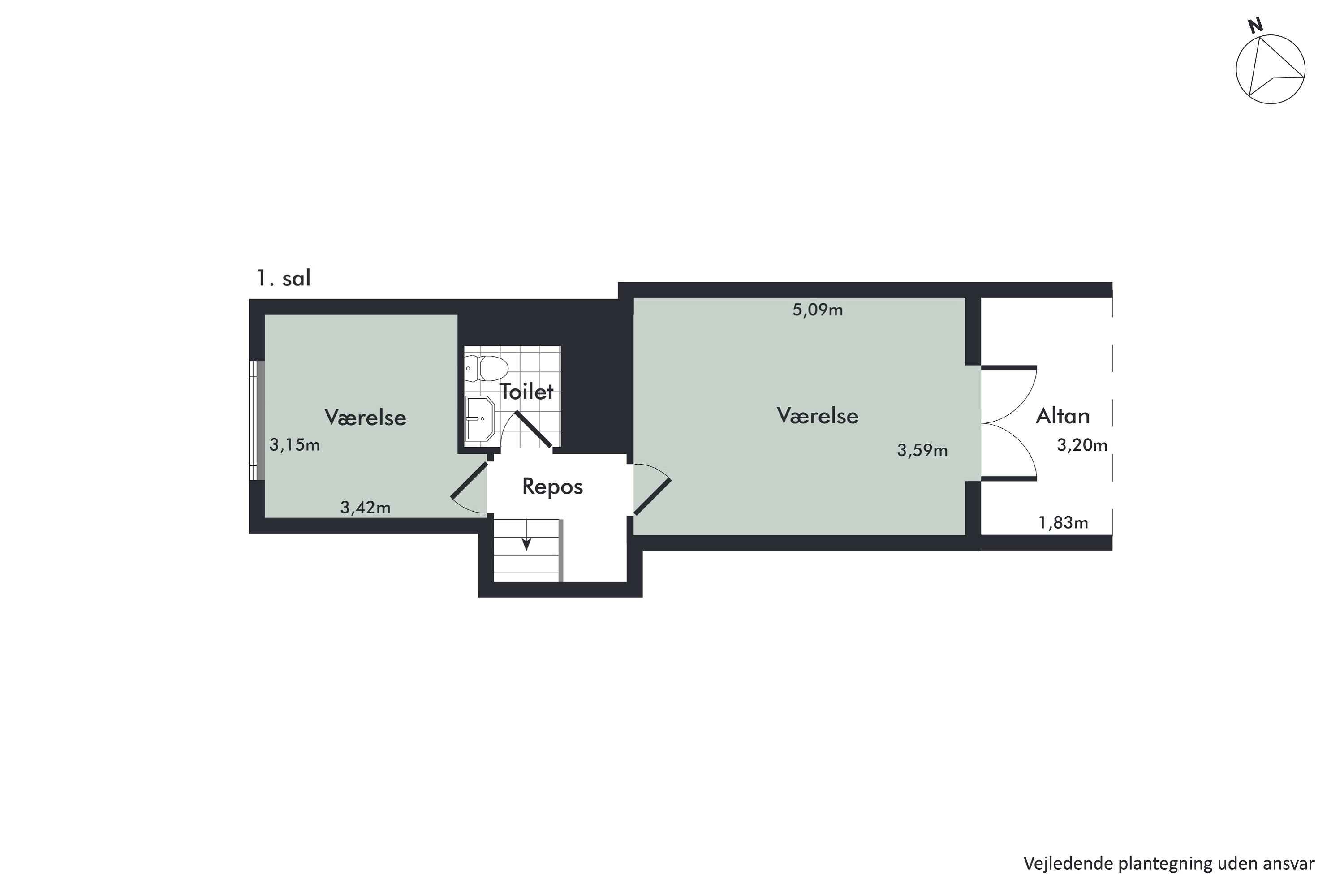 Plantegninger billede af Søndergade 41, Hou, 9370 Hals