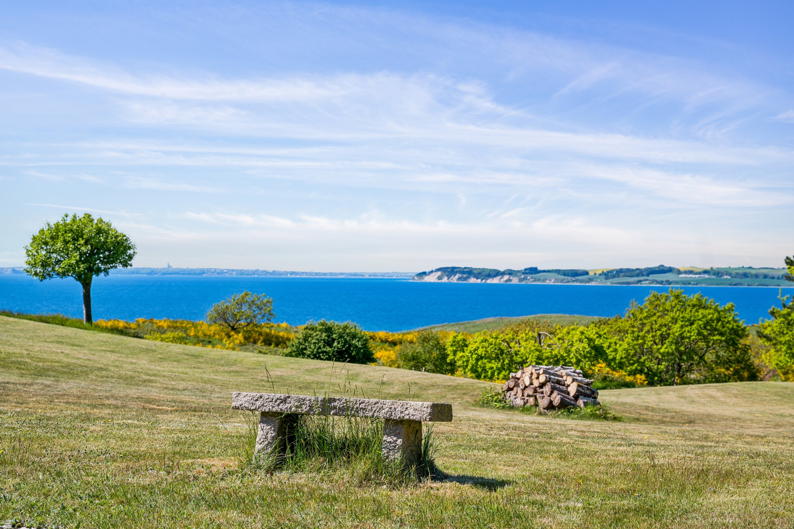 Fremhævet have billede i fuldskærmstilstand. Billede af Skoven 1B, Fejrup Strand, 8420 Knebel