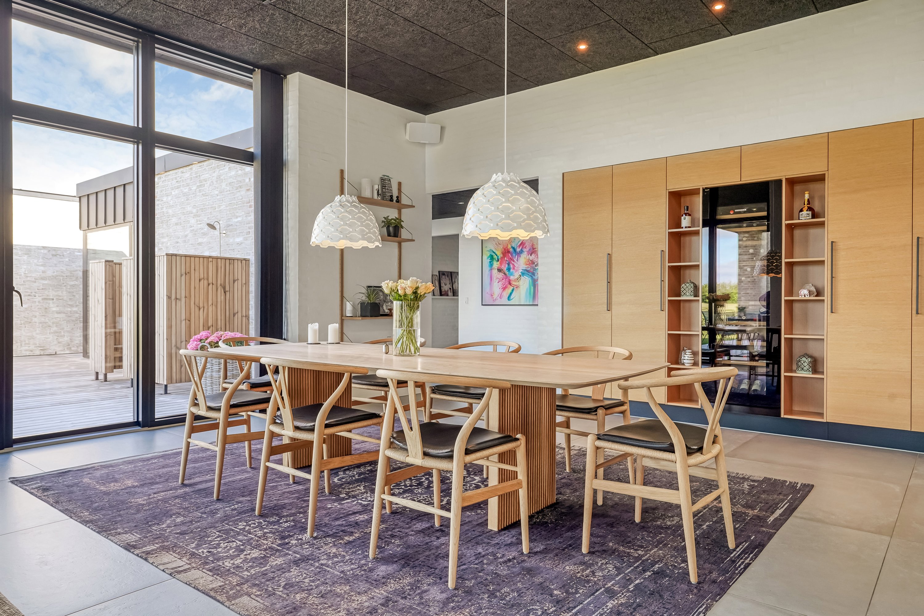 Fremhævet stue billede i fuldskærmstilstand. Billede af Asta Andersens Vej 12, 7300 Jelling