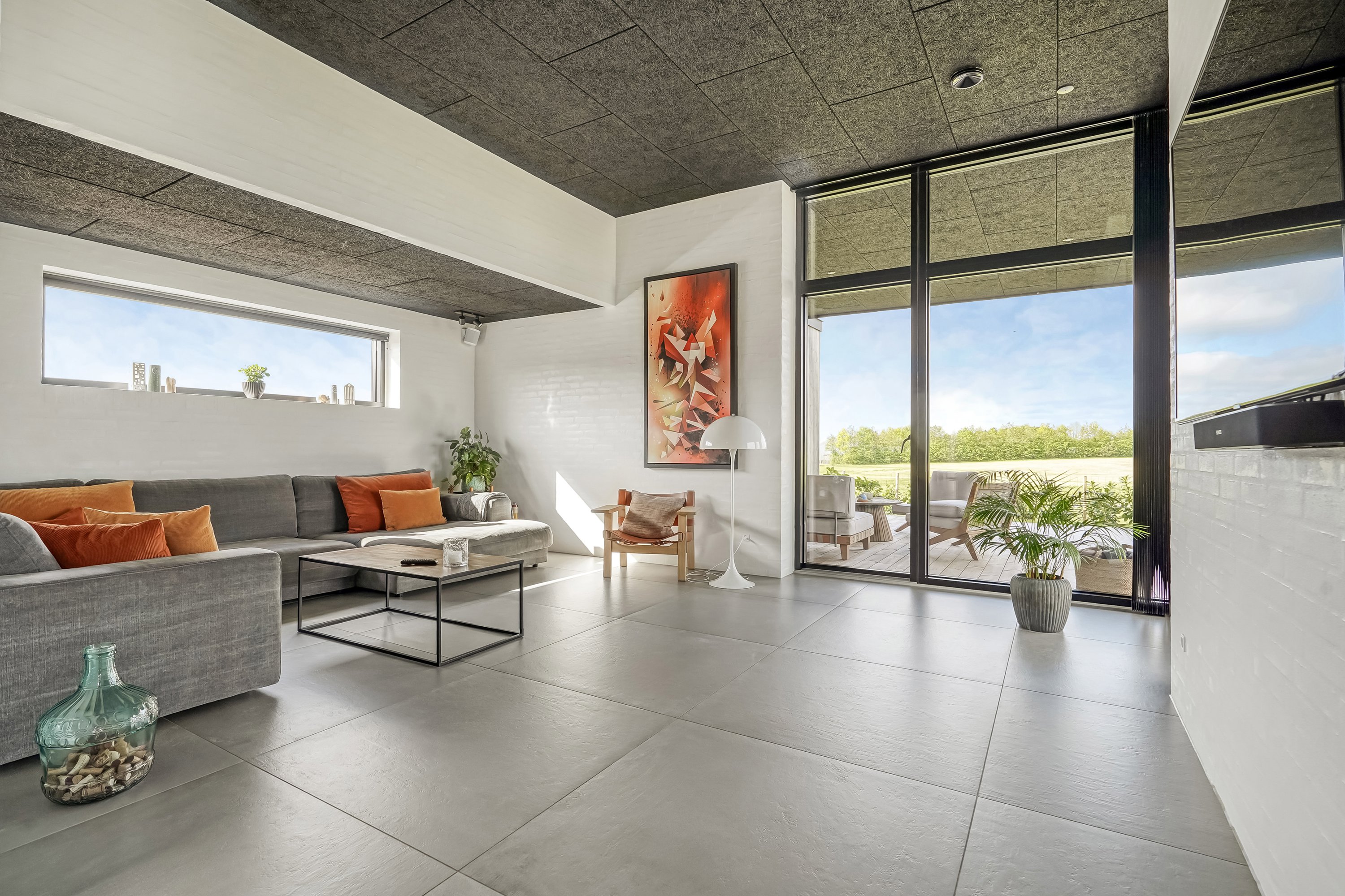 Fremhævet stue billede i fuldskærmstilstand. Billede af Asta Andersens Vej 12, 7300 Jelling