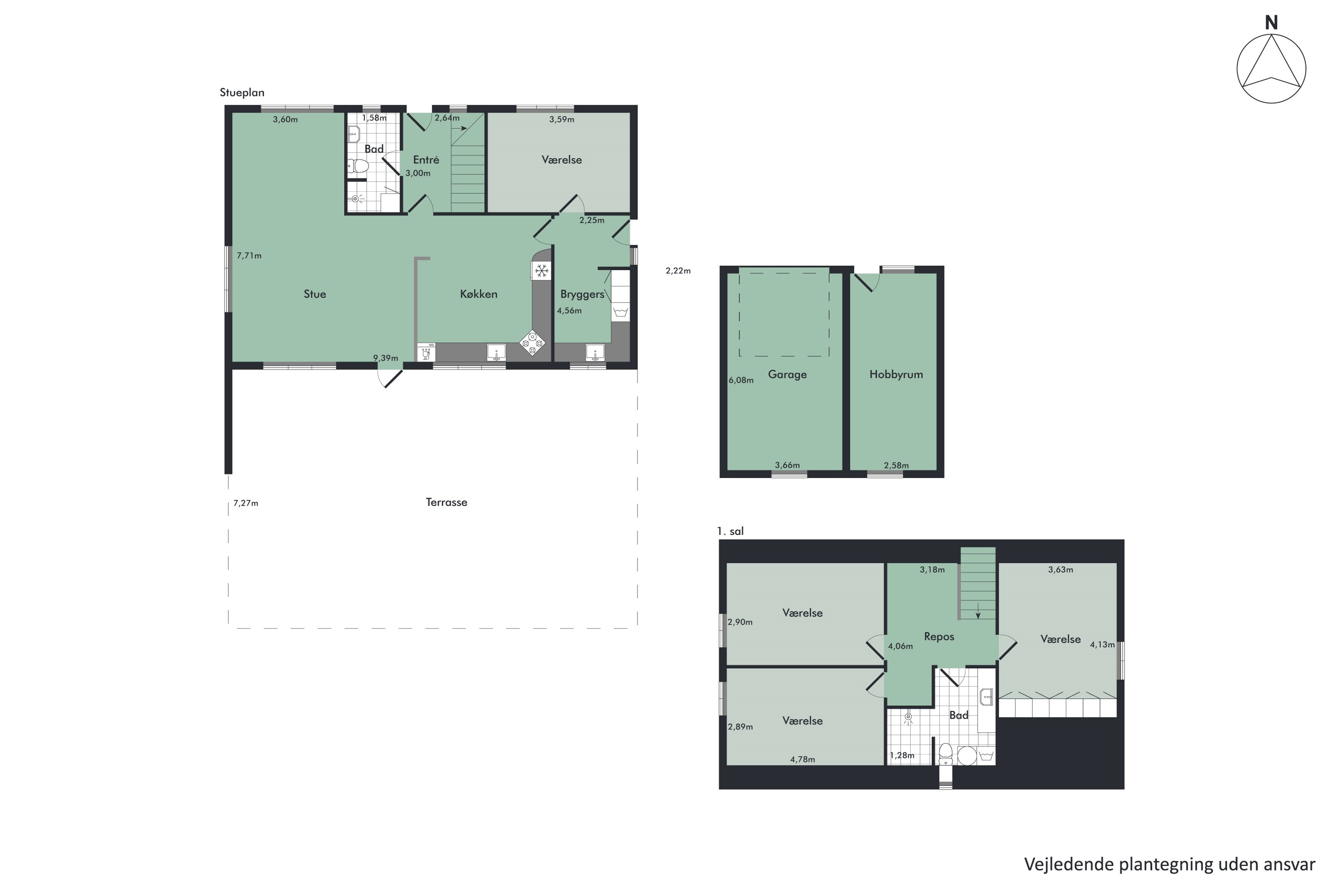 Plantegninger billede af Pilkærvej 24, Vridsted, 7800 Skive