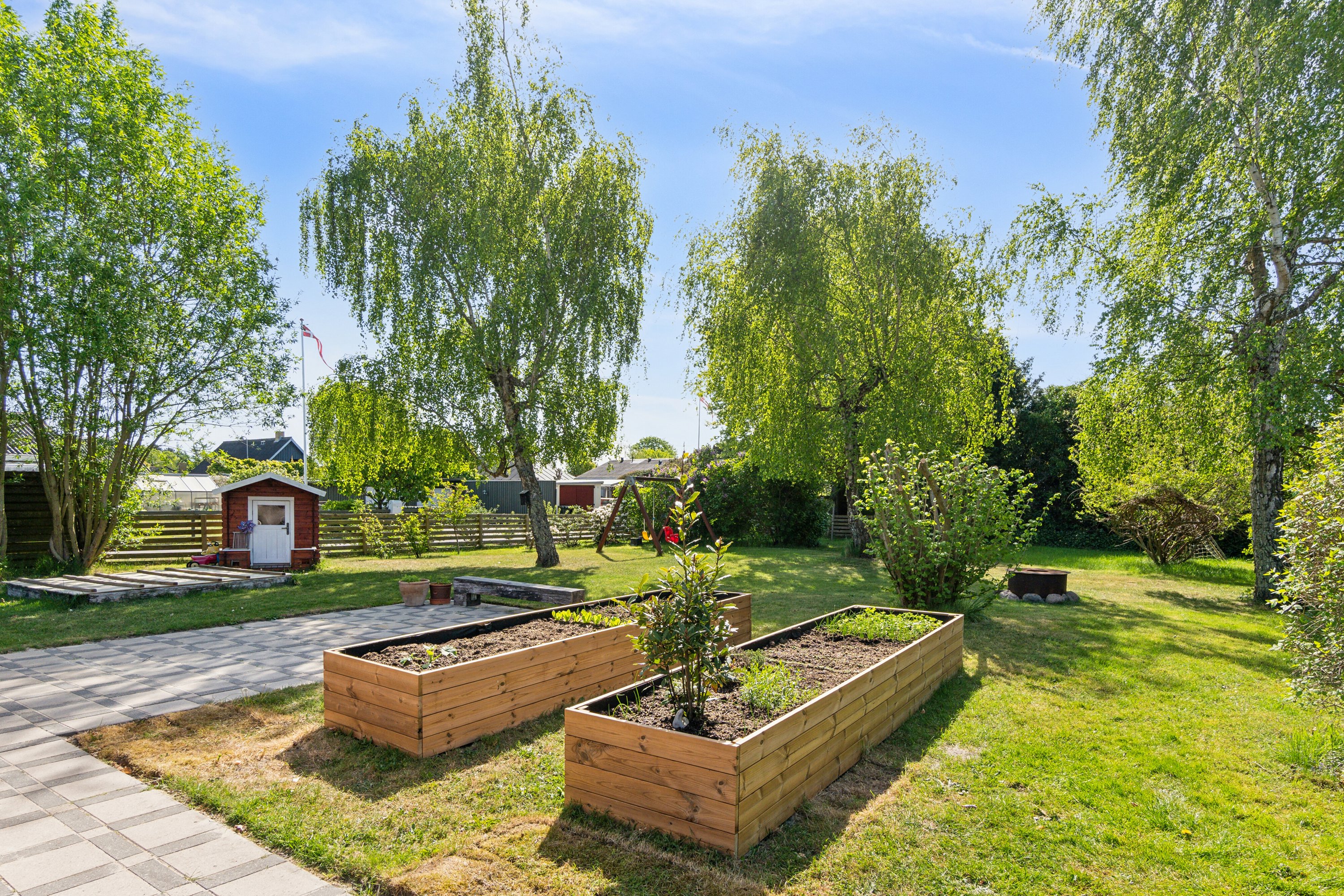 Fremhævet set fra haven billede i fuldskærmstilstand. Billede af Anton Bøjesvej 3, 4581 Rørvig