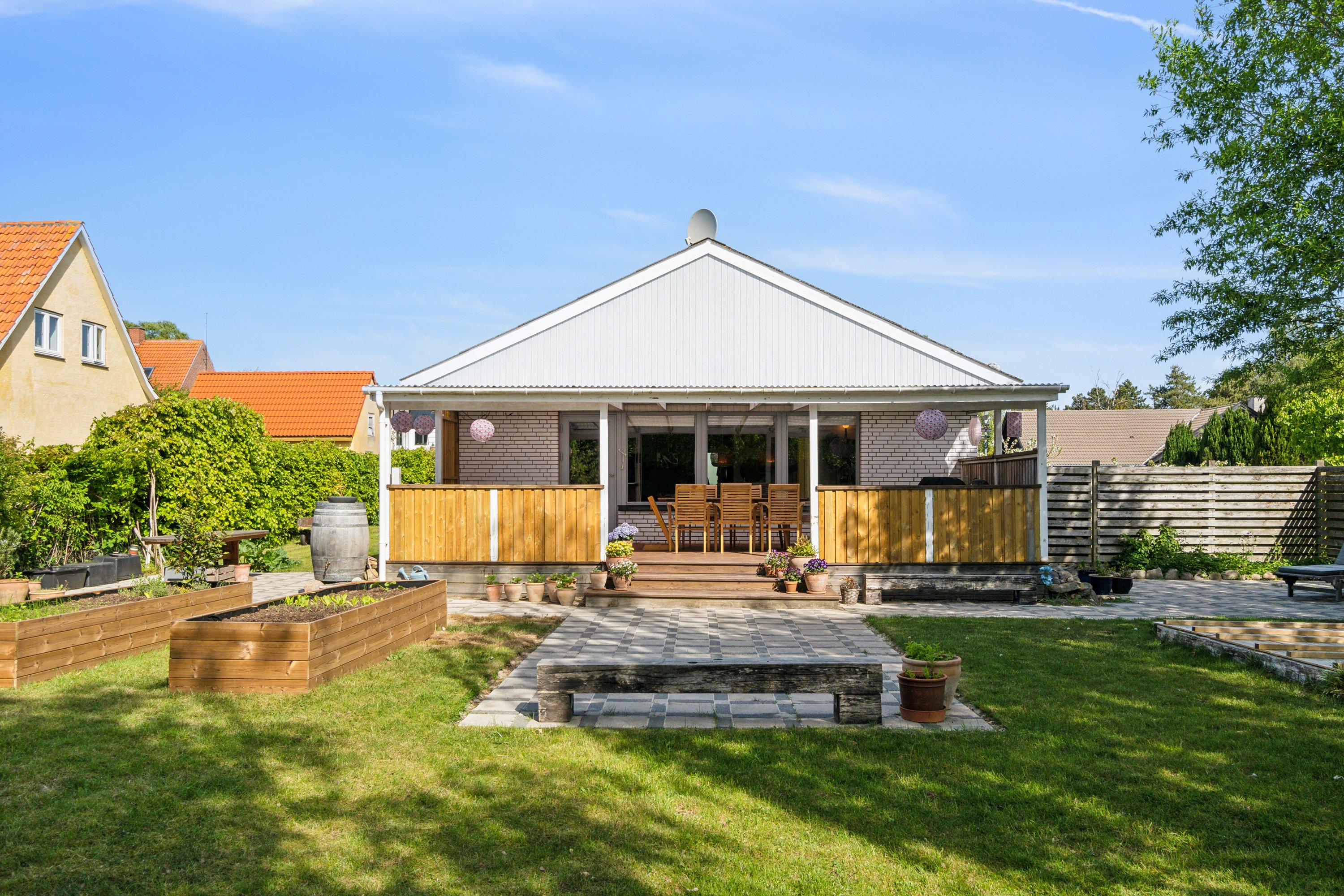 Fremhævet set fra haven billede i fuldskærmstilstand. Billede af Anton Bøjesvej 3, 4581 Rørvig