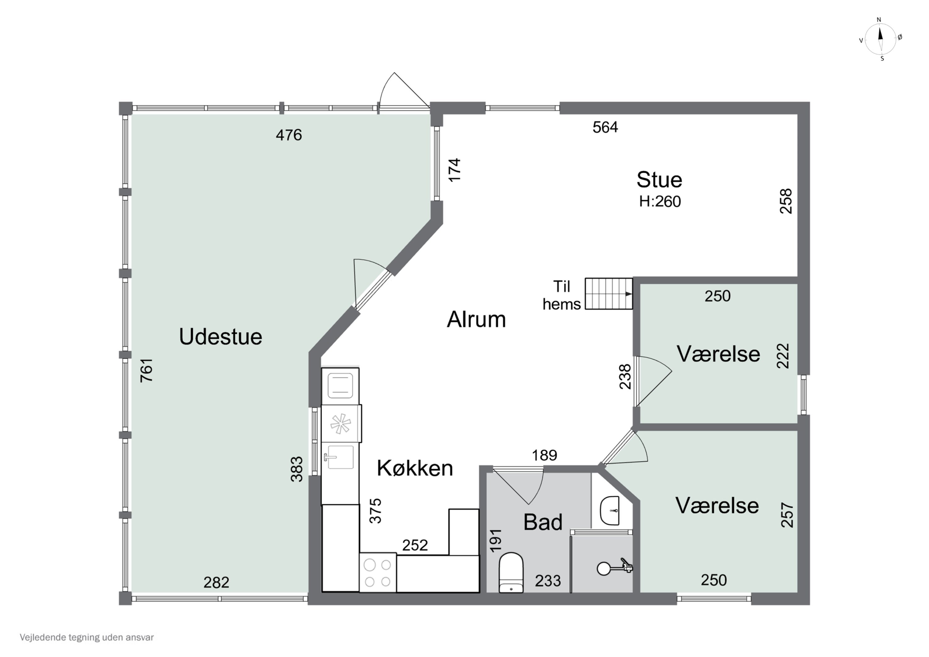 Plantegninger billede af Glentevej 1, 4400 Kalundborg