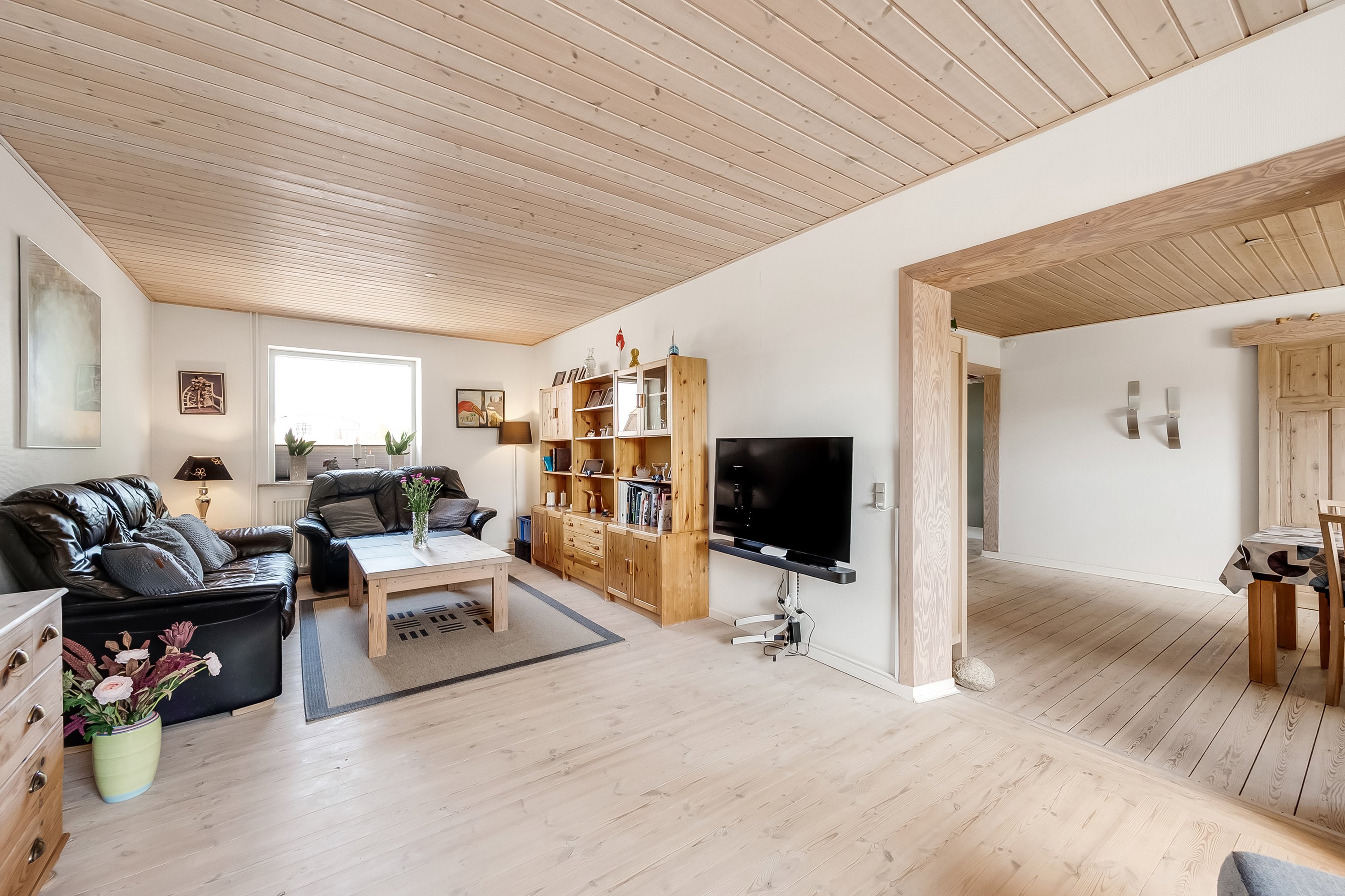 Fremhævet stue billede i fuldskærmstilstand. Billede af Nygade 46A, 6900 Skjern