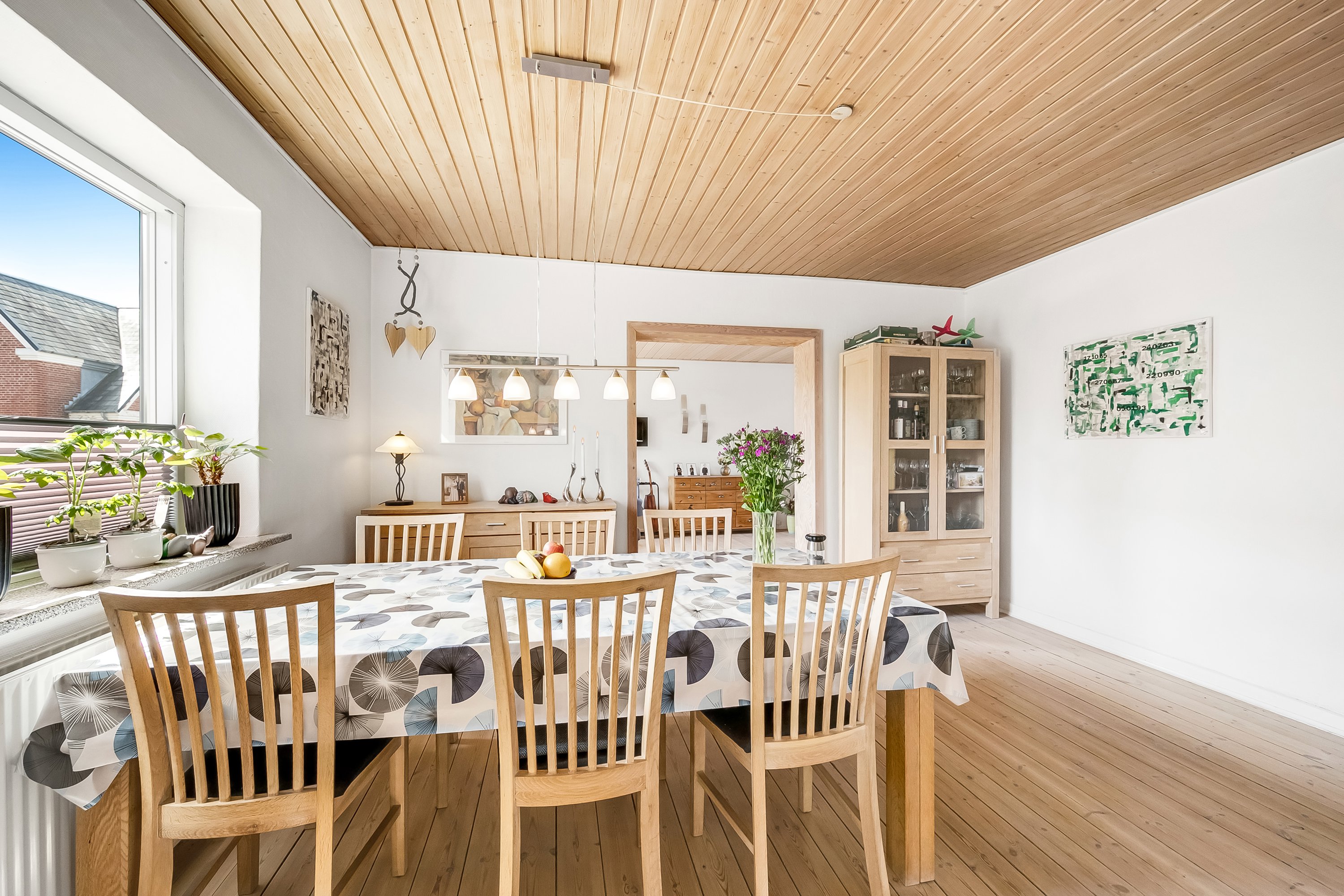 Fremhævet spisestue billede i fuldskærmstilstand. Billede af Nygade 46A, 6900 Skjern