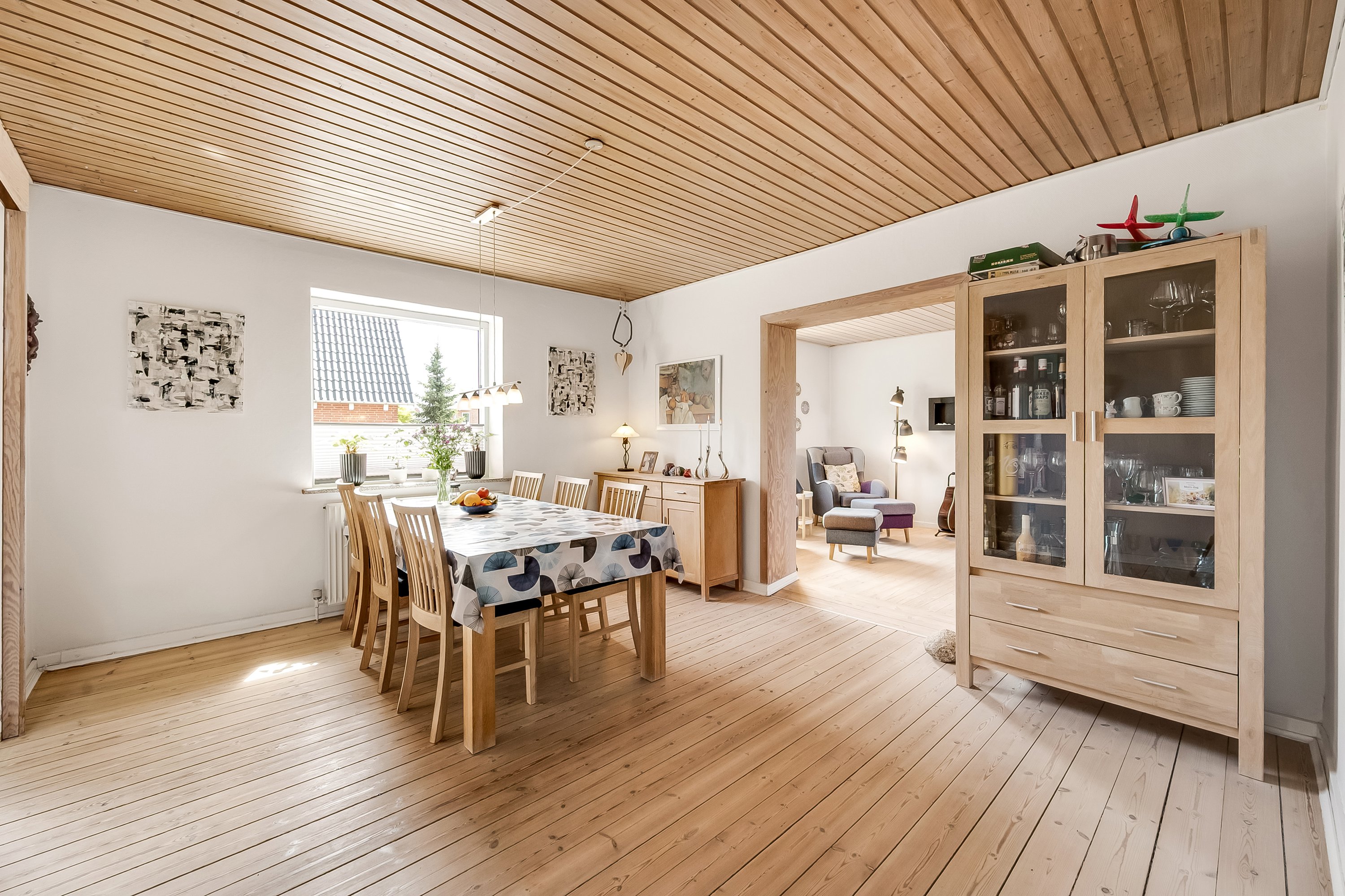 Fremhævet spisestue billede i fuldskærmstilstand. Billede af Nygade 46A, 6900 Skjern