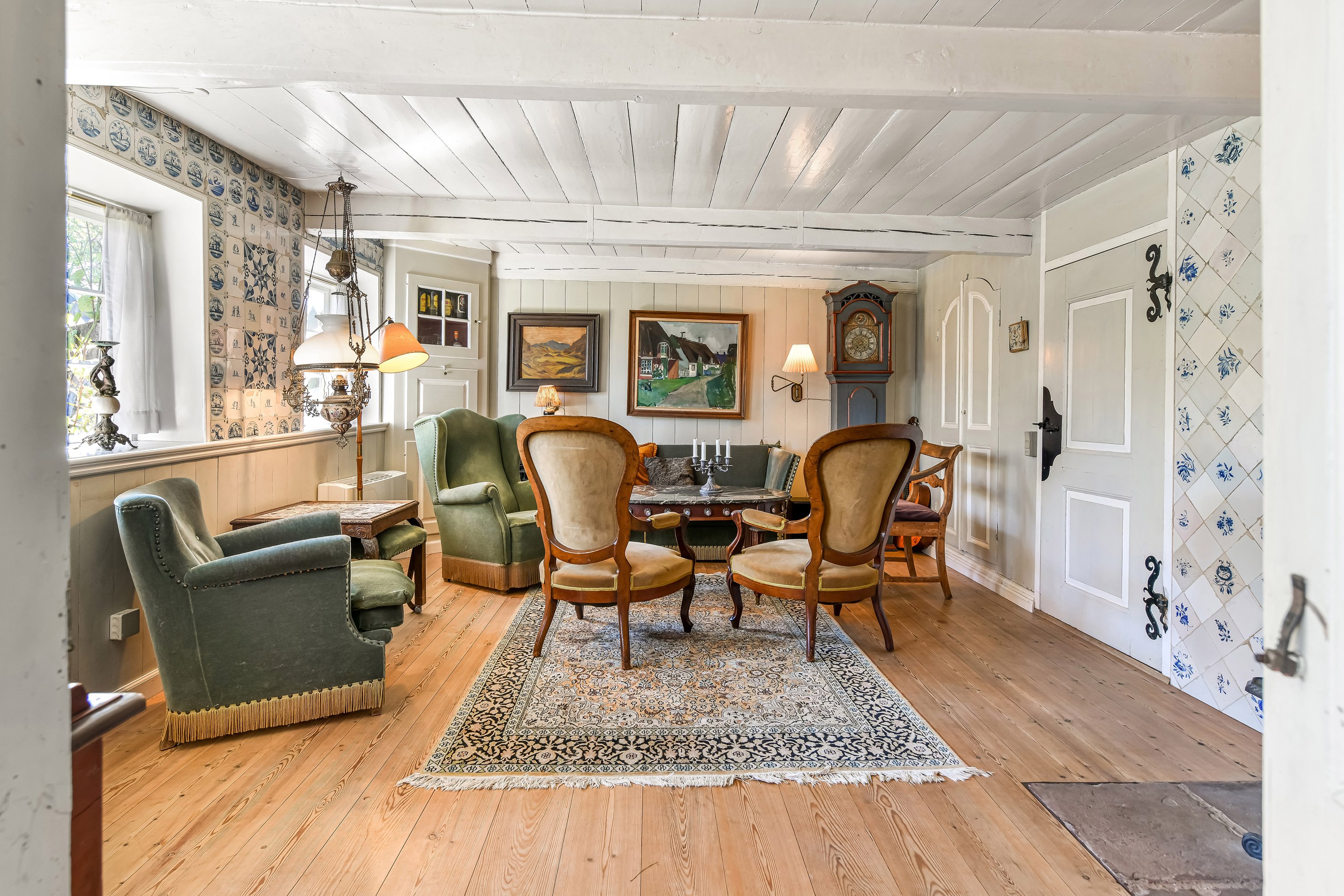 Fremhævet stue billede i fuldskærmstilstand. Billede af Øster Land 9, Sønderho, 6720 Fanø