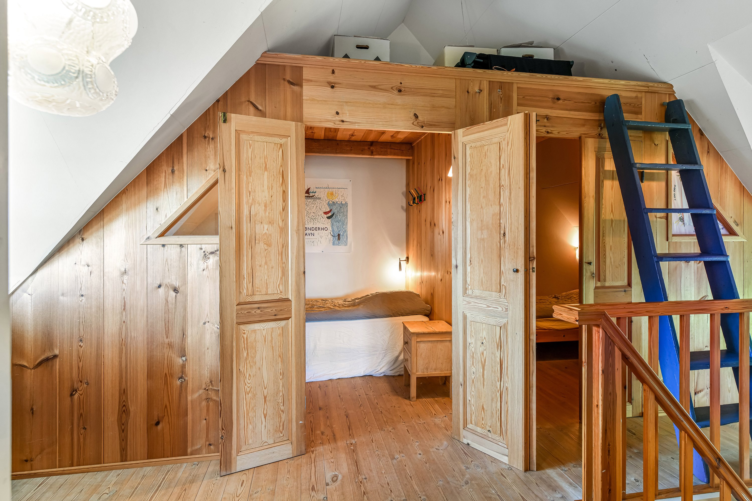 Fremhævet 1. sal billede i fuldskærmstilstand. Billede af Øster Land 9, Sønderho, 6720 Fanø