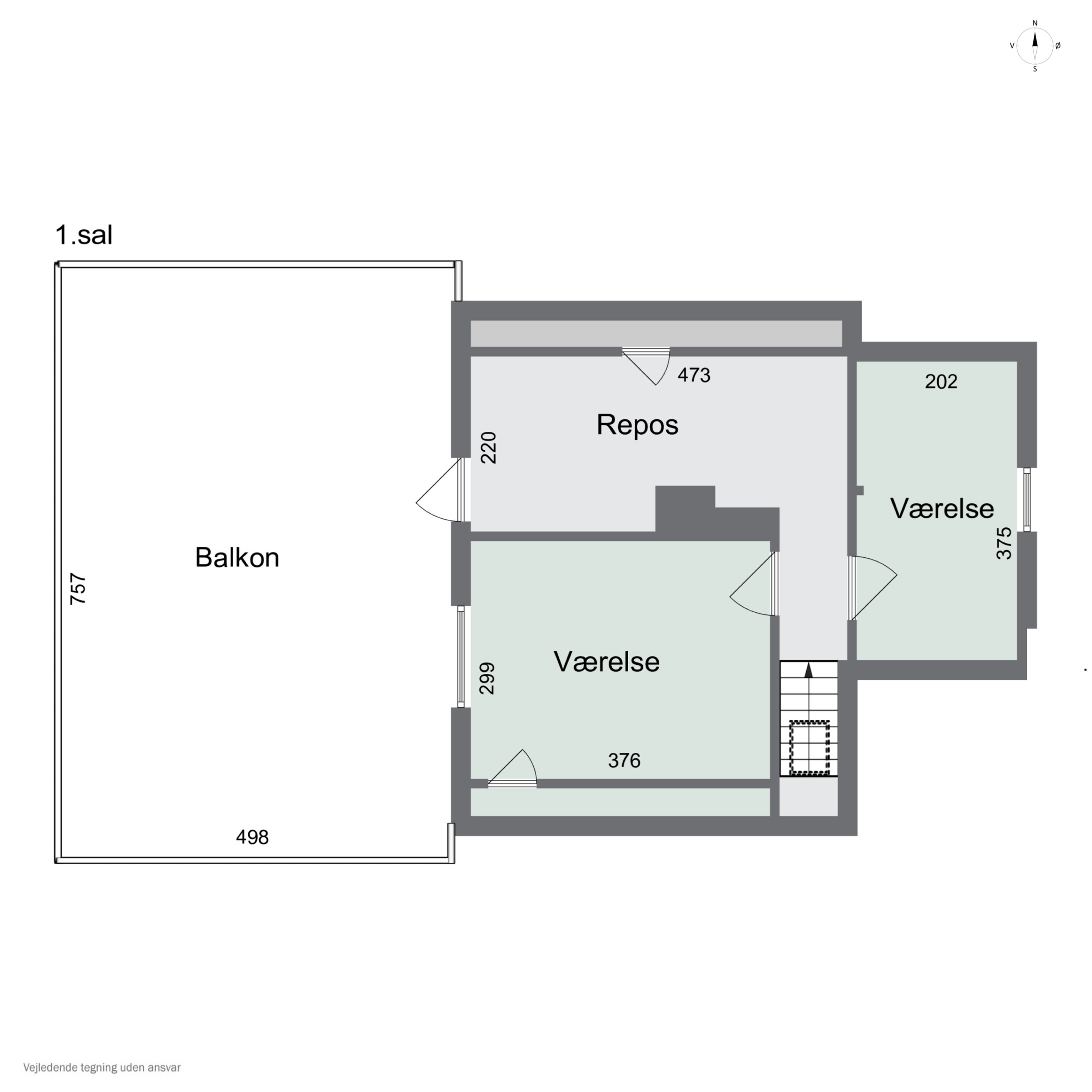 Plantegninger billede af Odensevej 27, 5700 Svendborg