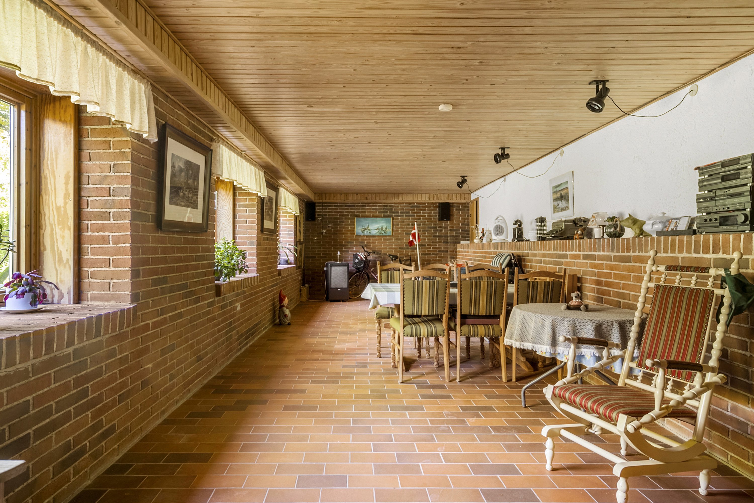 Fremhævet stue billede i fuldskærmstilstand. Billede af Farverhus 270, 6200 Aabenraa