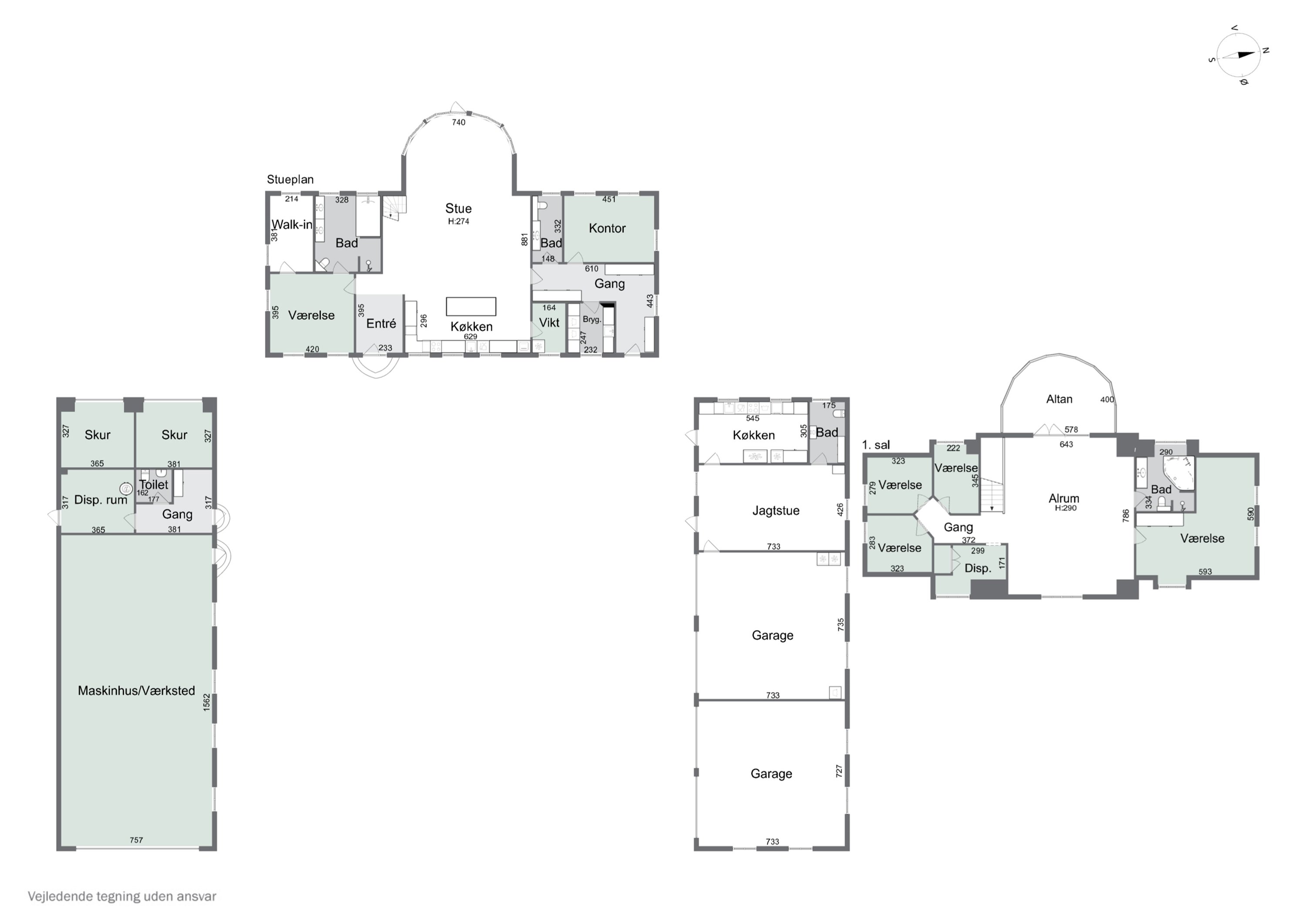 Plantegninger billede af Munkhøjvej 4, Lundfod, 7330 Brande