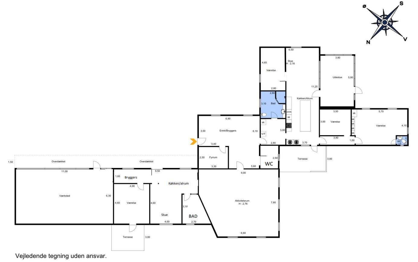 Plantegninger billede af Dagstrupvej 19, Dagstrup, 8544 Mørke