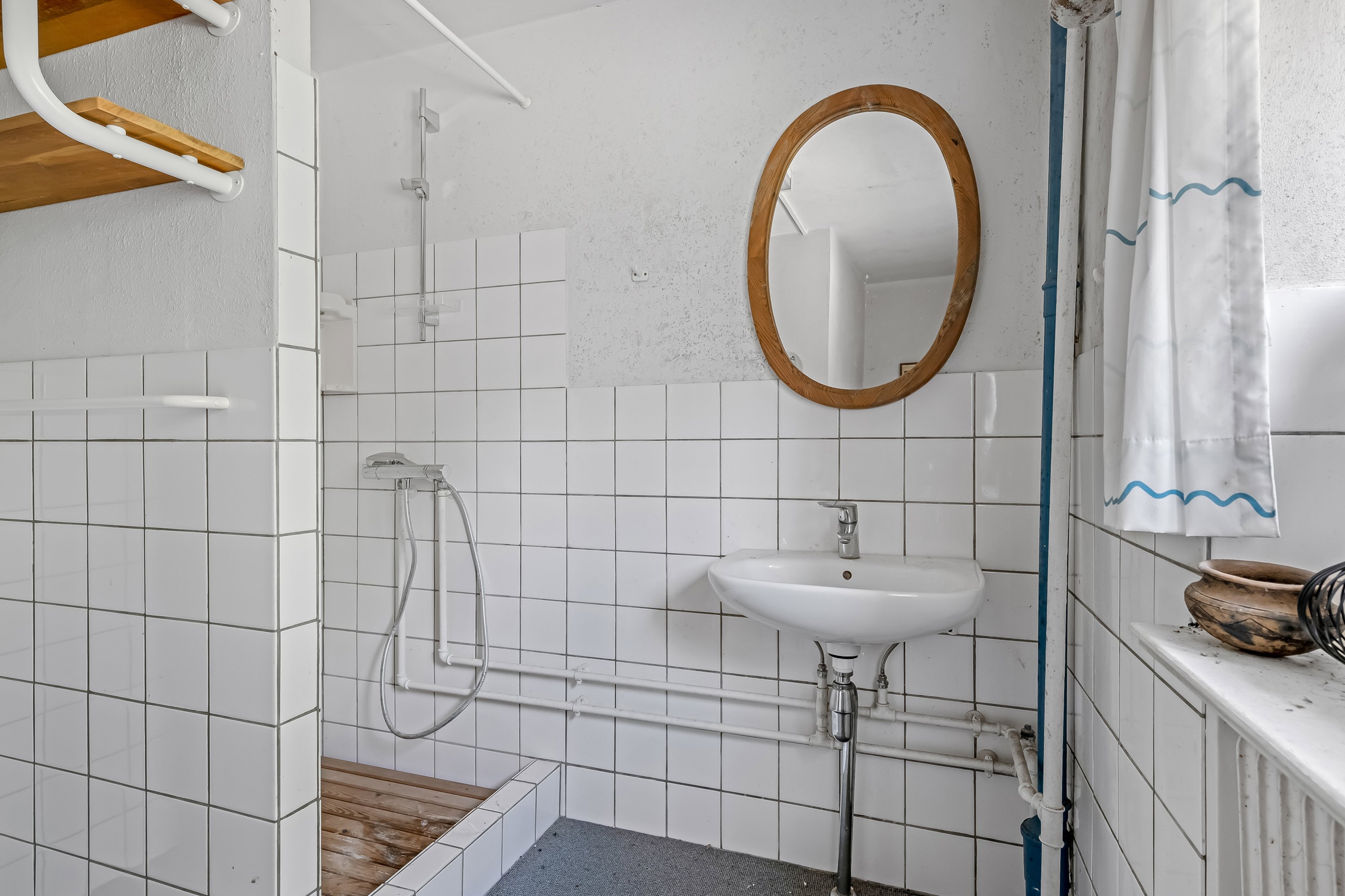 Fremhævet badeværelse billede i fuldskærmstilstand. Billede af Bovlund Bjergvej 17, 6535 Branderup J