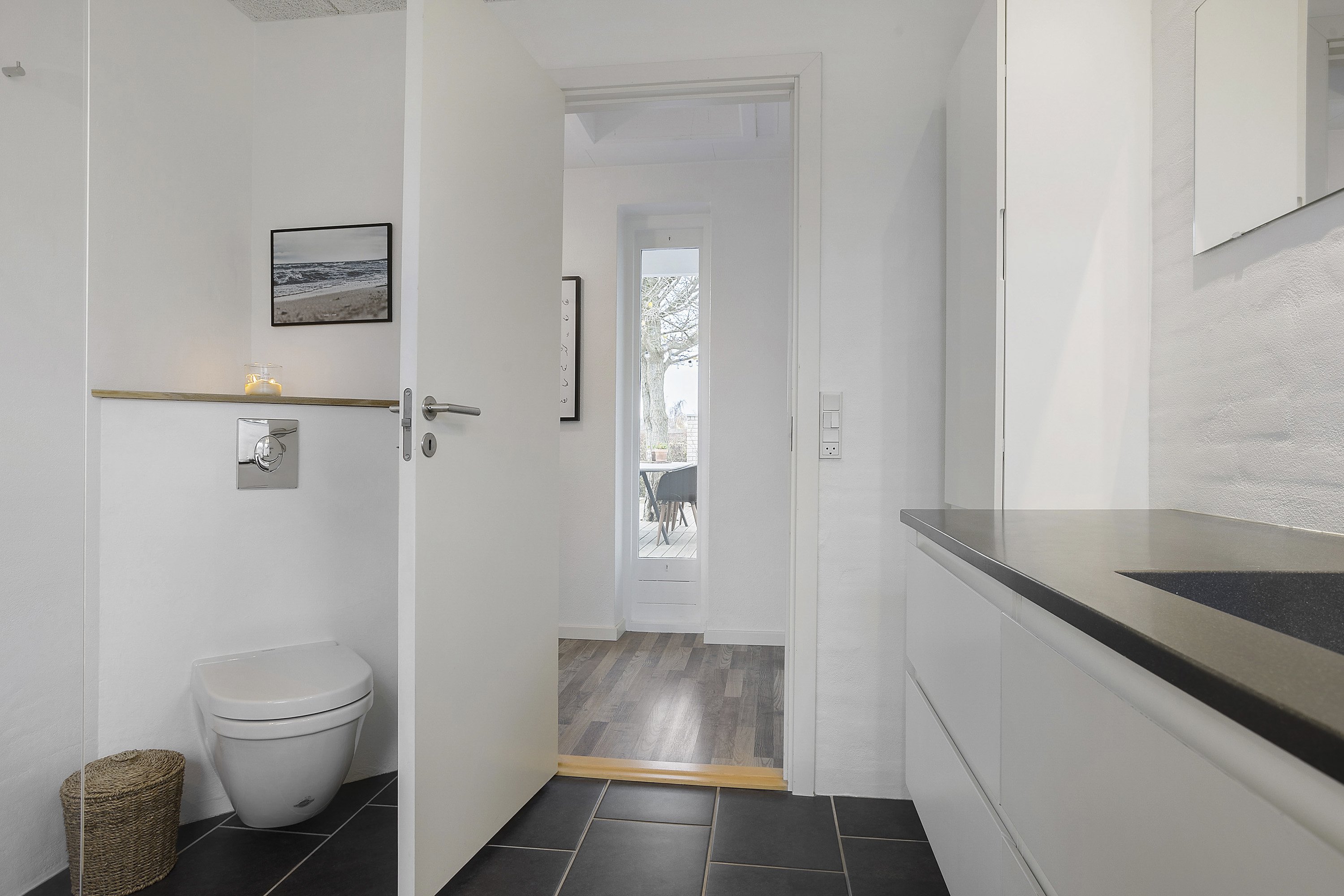 Fremhævet badeværelse billede i fuldskærmstilstand. Billede af Markvænget 25, Tingstrup, 7700 Thisted