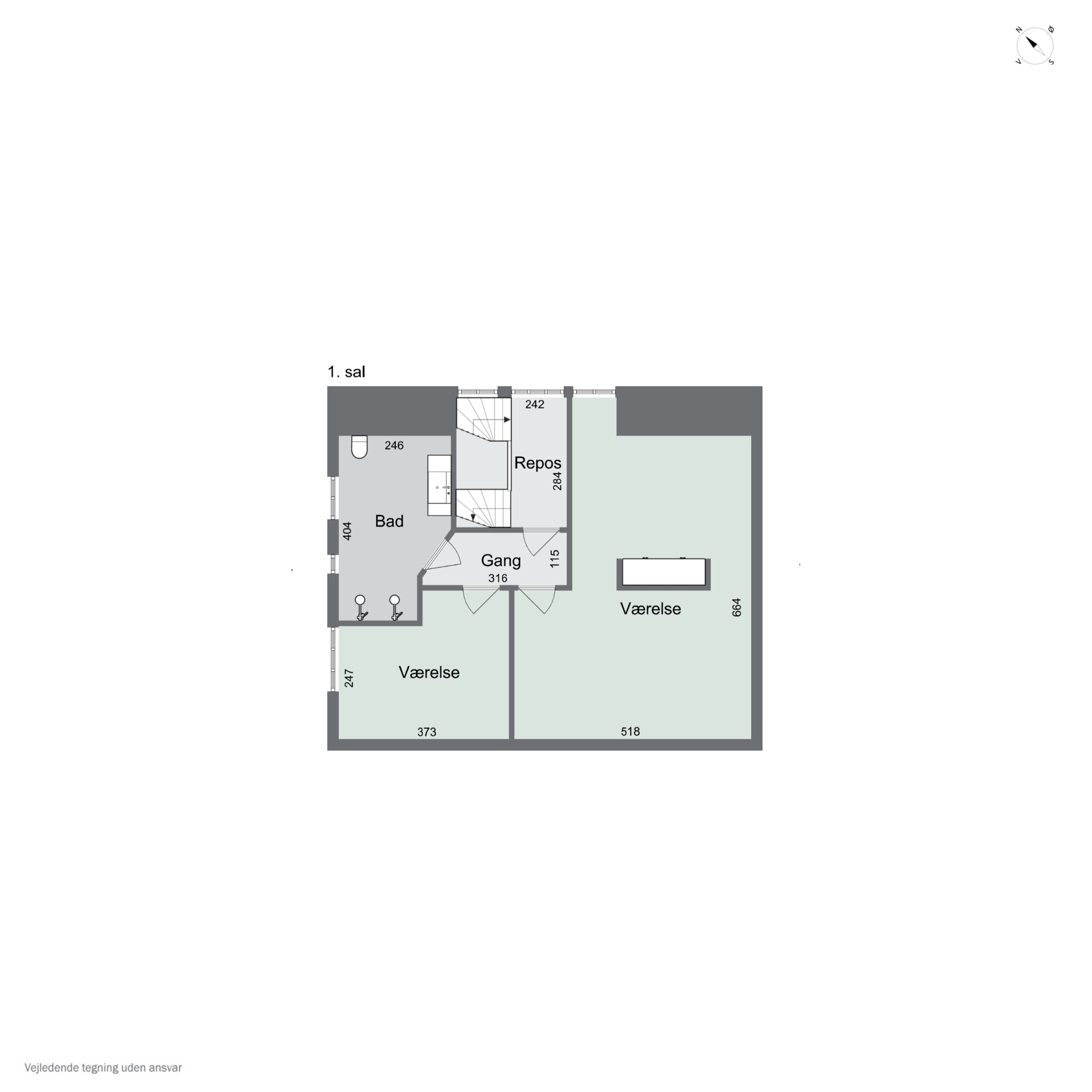 Plantegninger billede af Holbergsgade 45, 4200 Slagelse