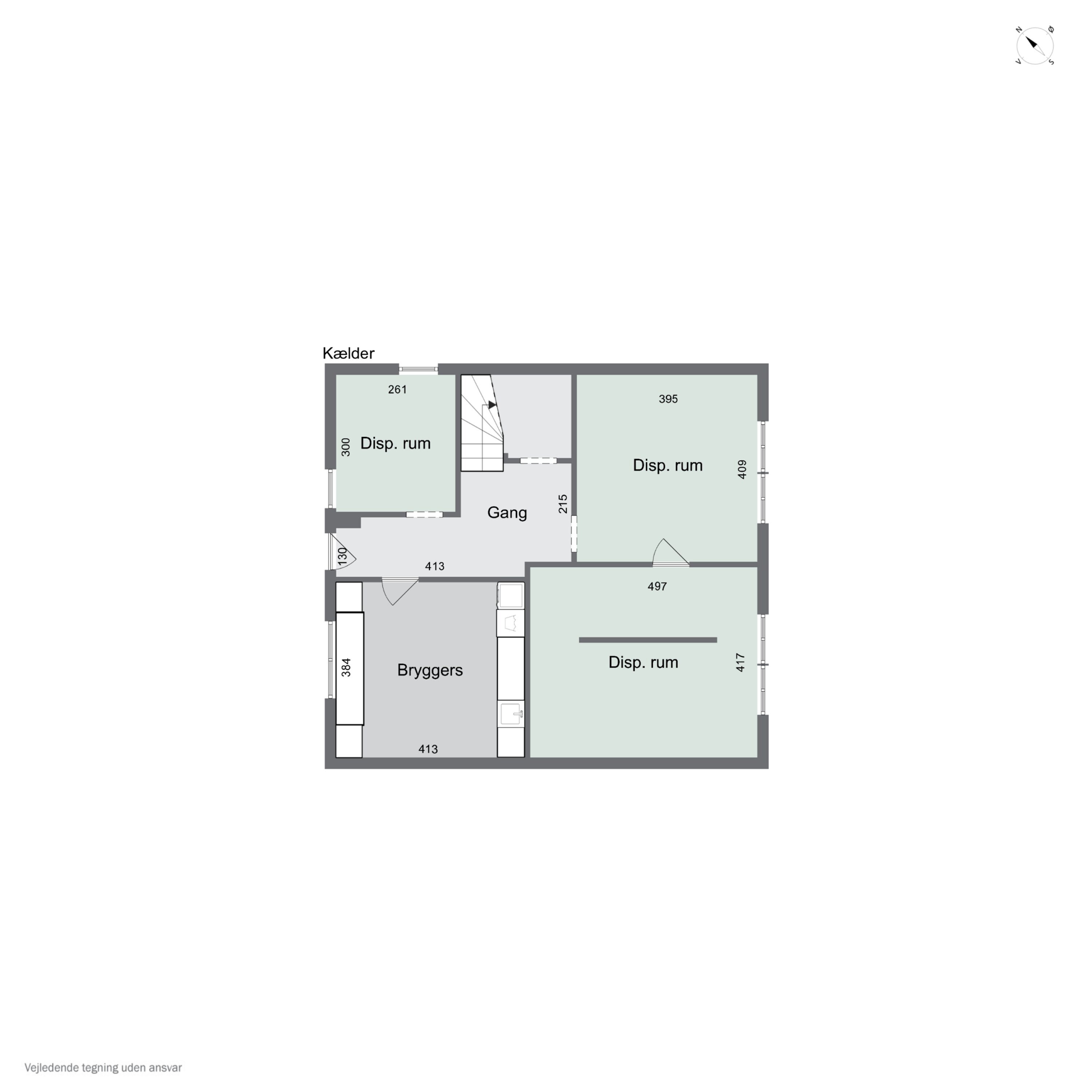 Plantegninger billede af Holbergsgade 45, 4200 Slagelse