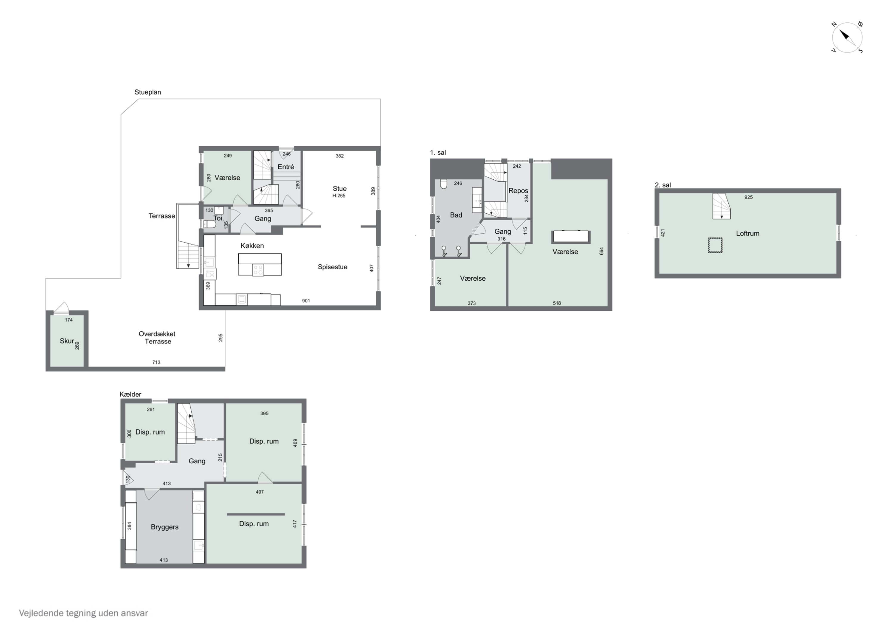 Plantegninger billede af Holbergsgade 45, 4200 Slagelse