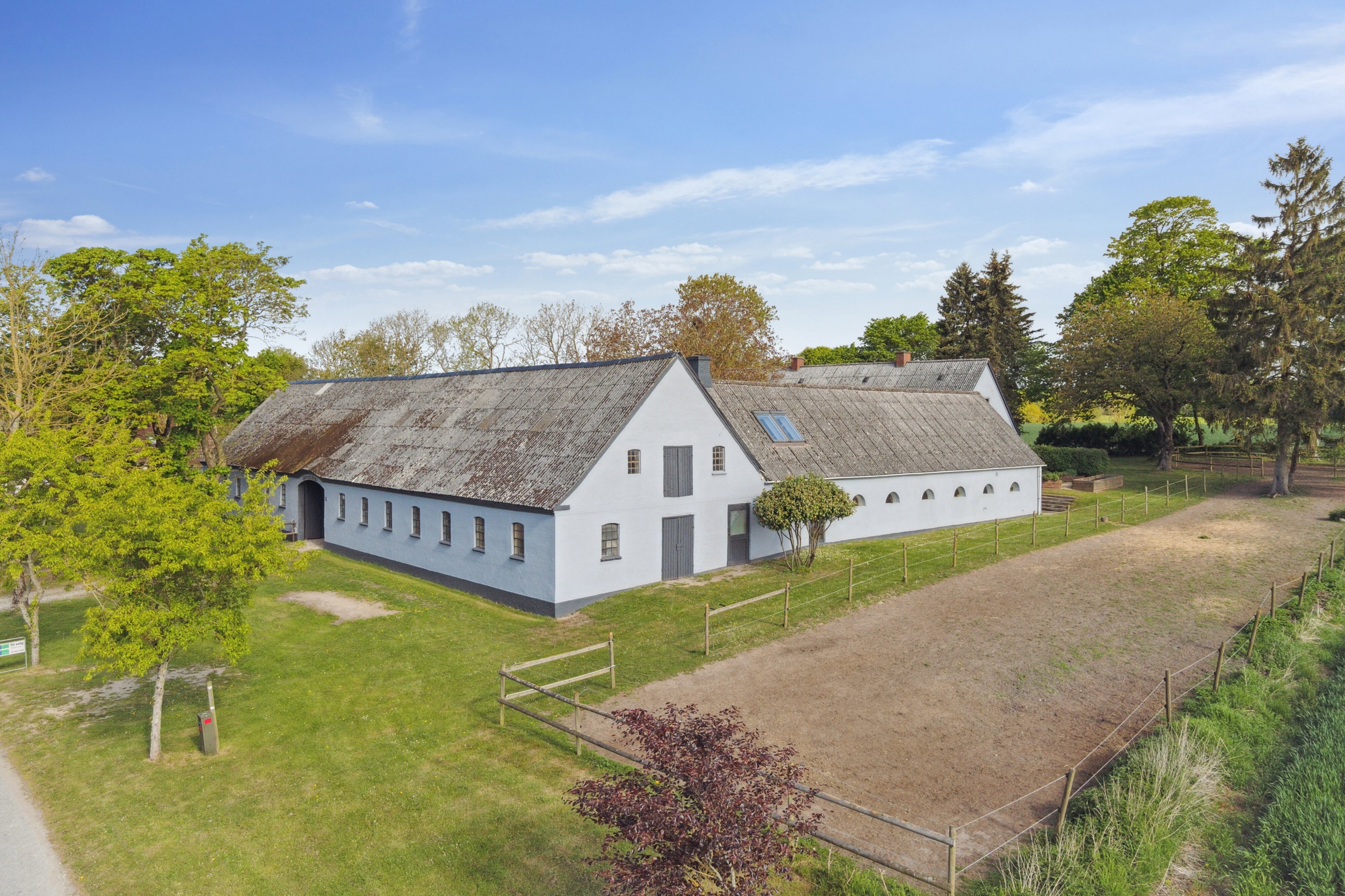 Fremhævet set fra vejen billede i fuldskærmstilstand. Billede af Nyrupvej 23, Nyrup, 4350 Ugerløse