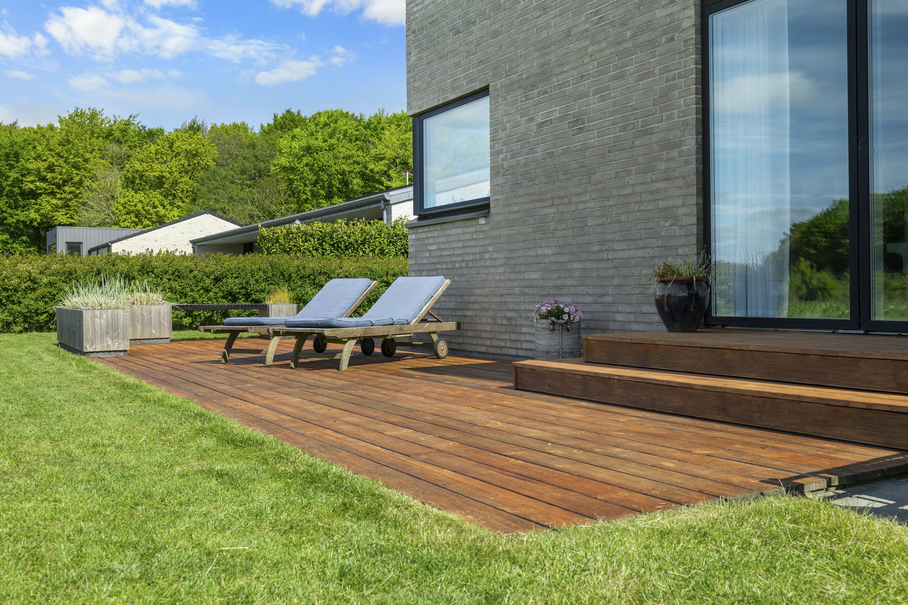 Fremhævet terrasse billede i fuldskærmstilstand. Billede af Argentinervej 34, Sønderskov, 7000 Fredericia