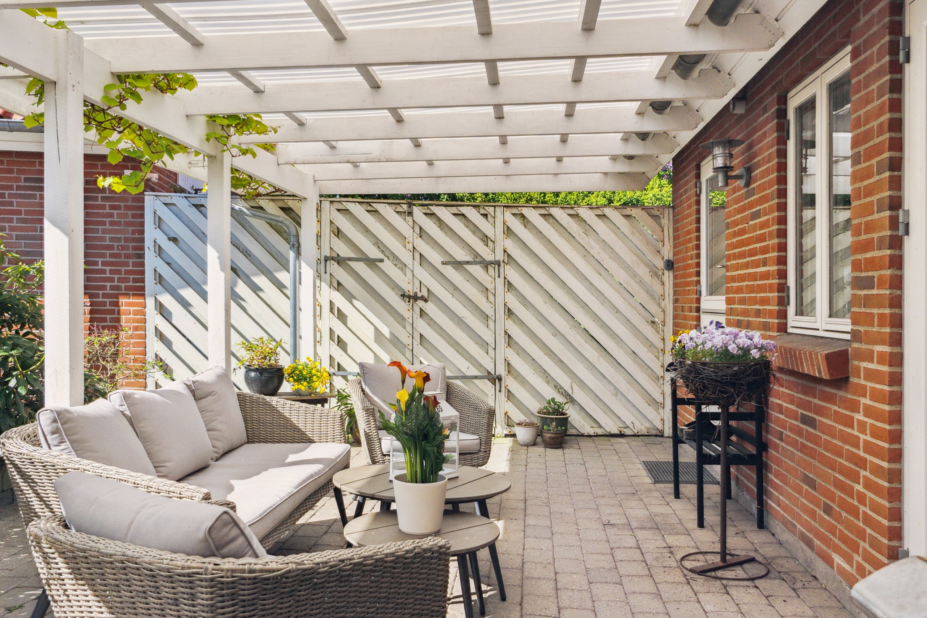 Fremhævet overdækket terrasse billede i fuldskærmstilstand. Billede af Hovvejen 29, 4772 Langebæk