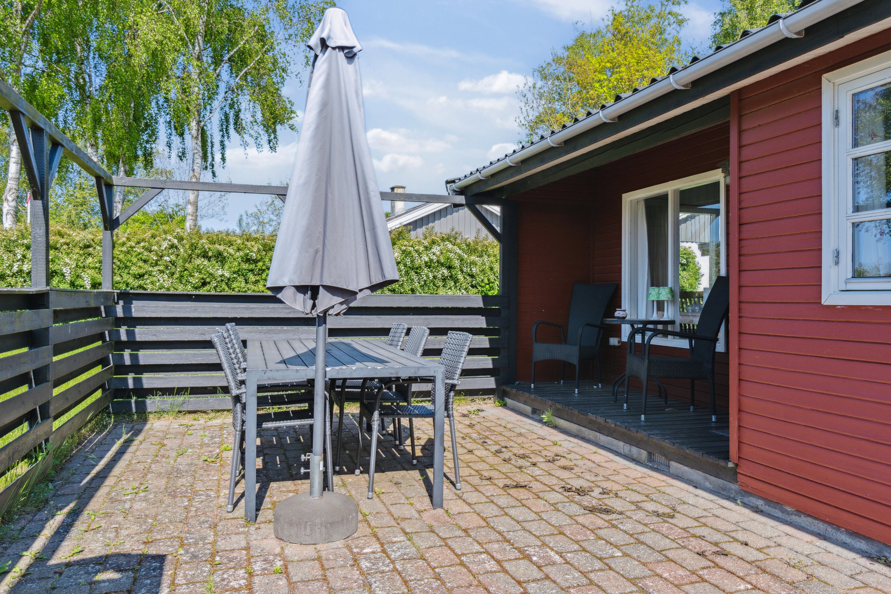 Fremhævet terrasse billede i fuldskærmstilstand. Billede af Dompapvej 7, St Kongsmark, 4200 Slagelse