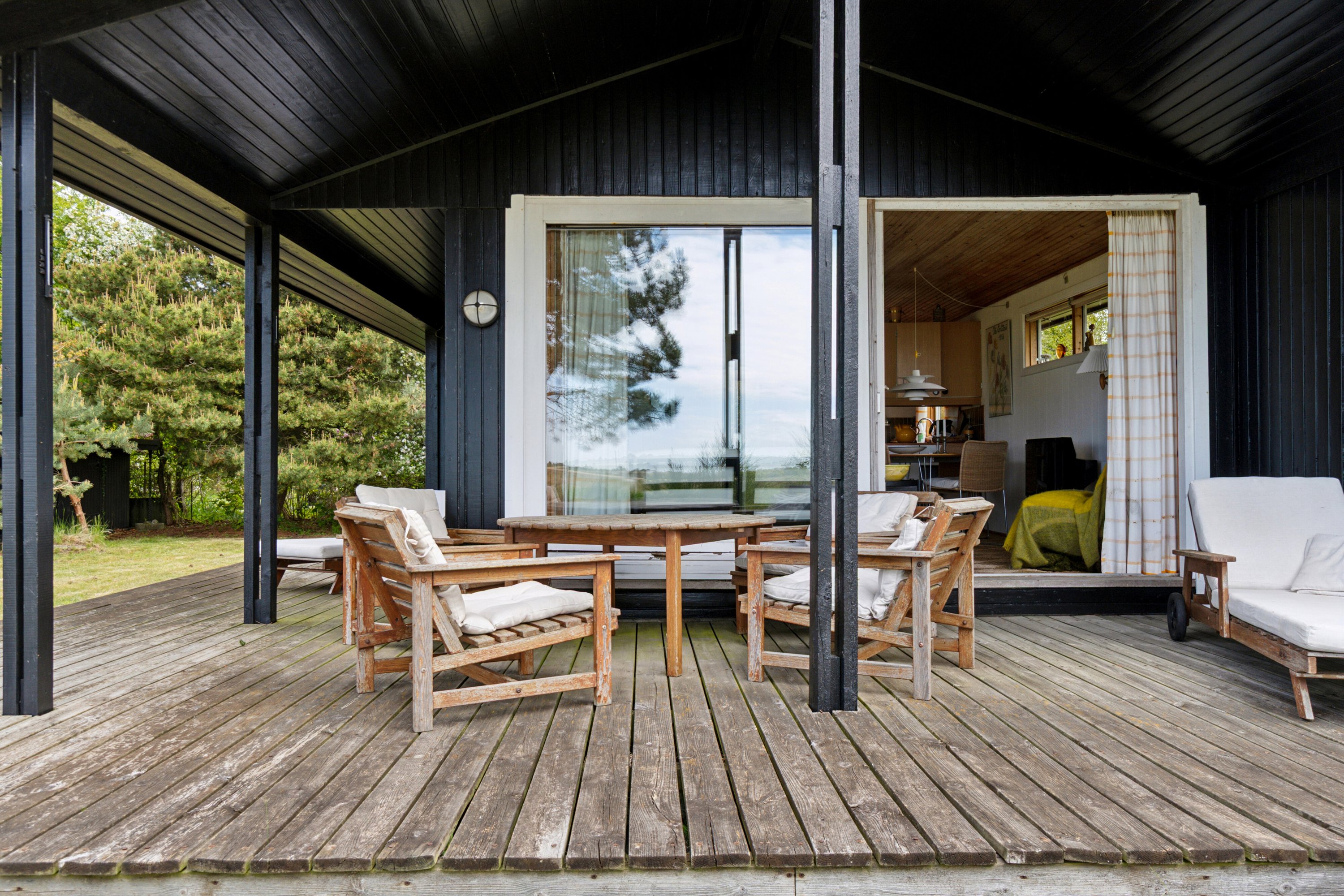 Fremhævet overdækket terrasse billede i fuldskærmstilstand. Billede af Hans Christiansvej 7, 4281 Gørlev