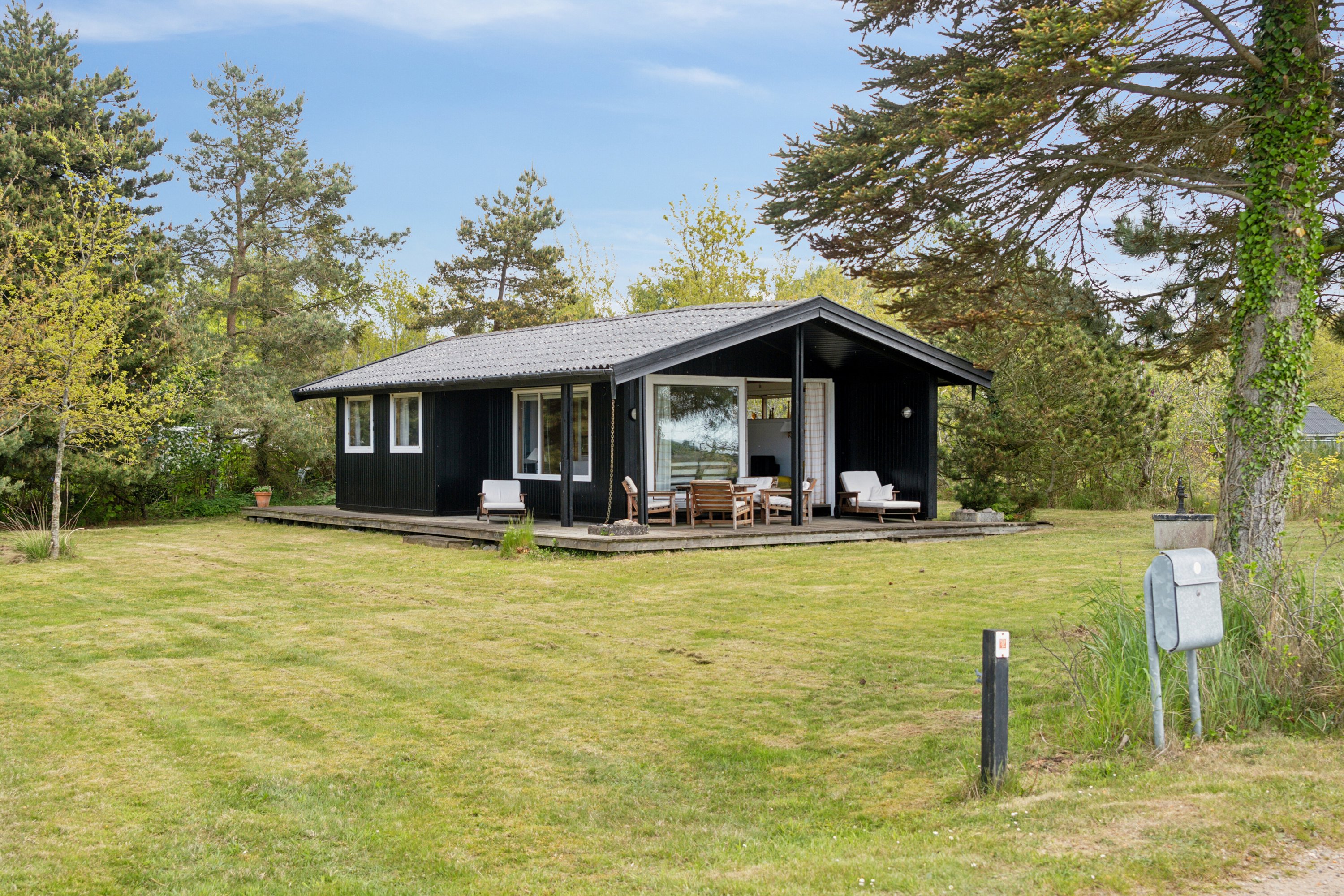 Miniaturebillede 2: set fra haven. Billede af Hans Christiansvej 7, 4281 Gørlev