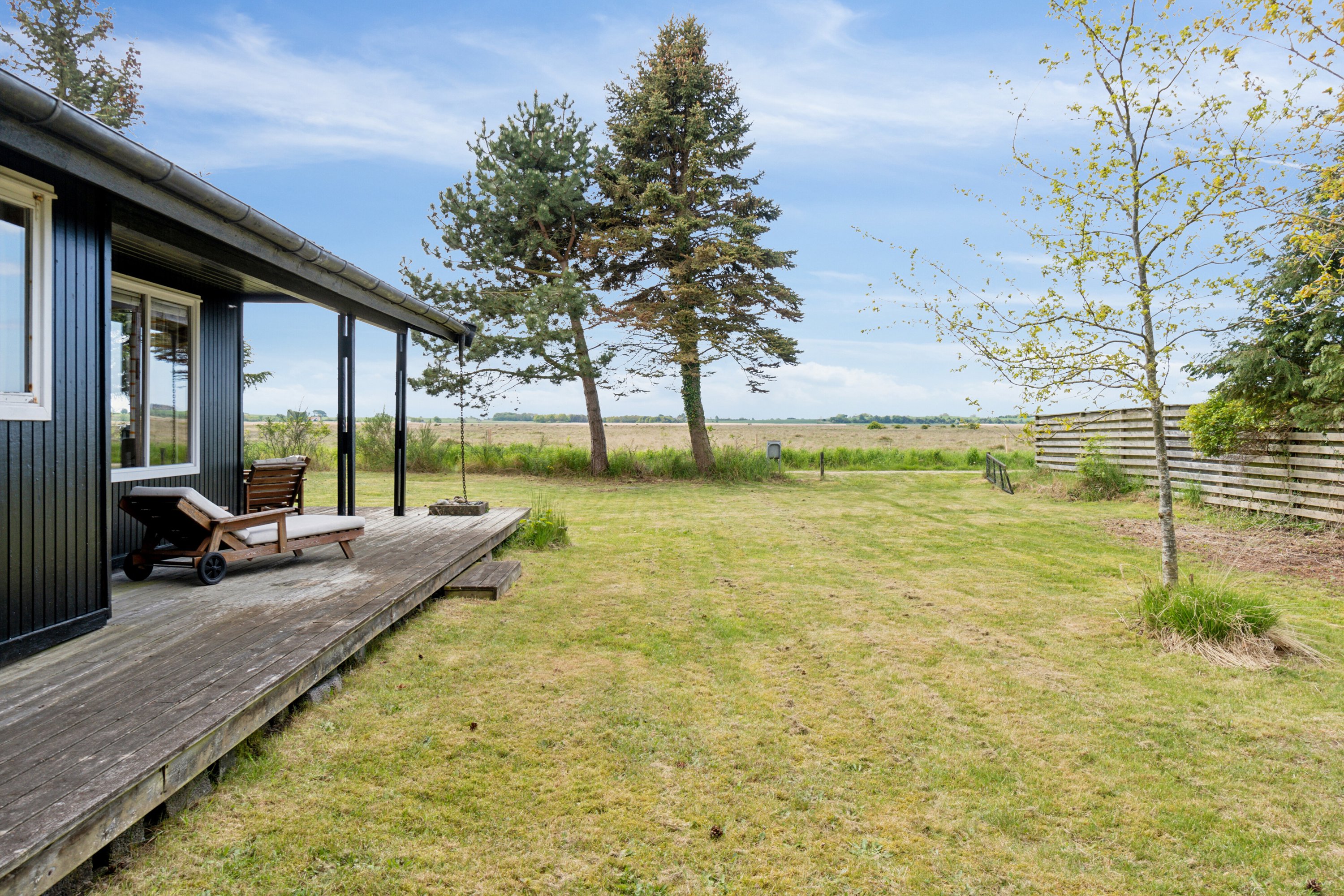 Miniaturebillede 1: set fra haven. Billede af Hans Christiansvej 7, 4281 Gørlev