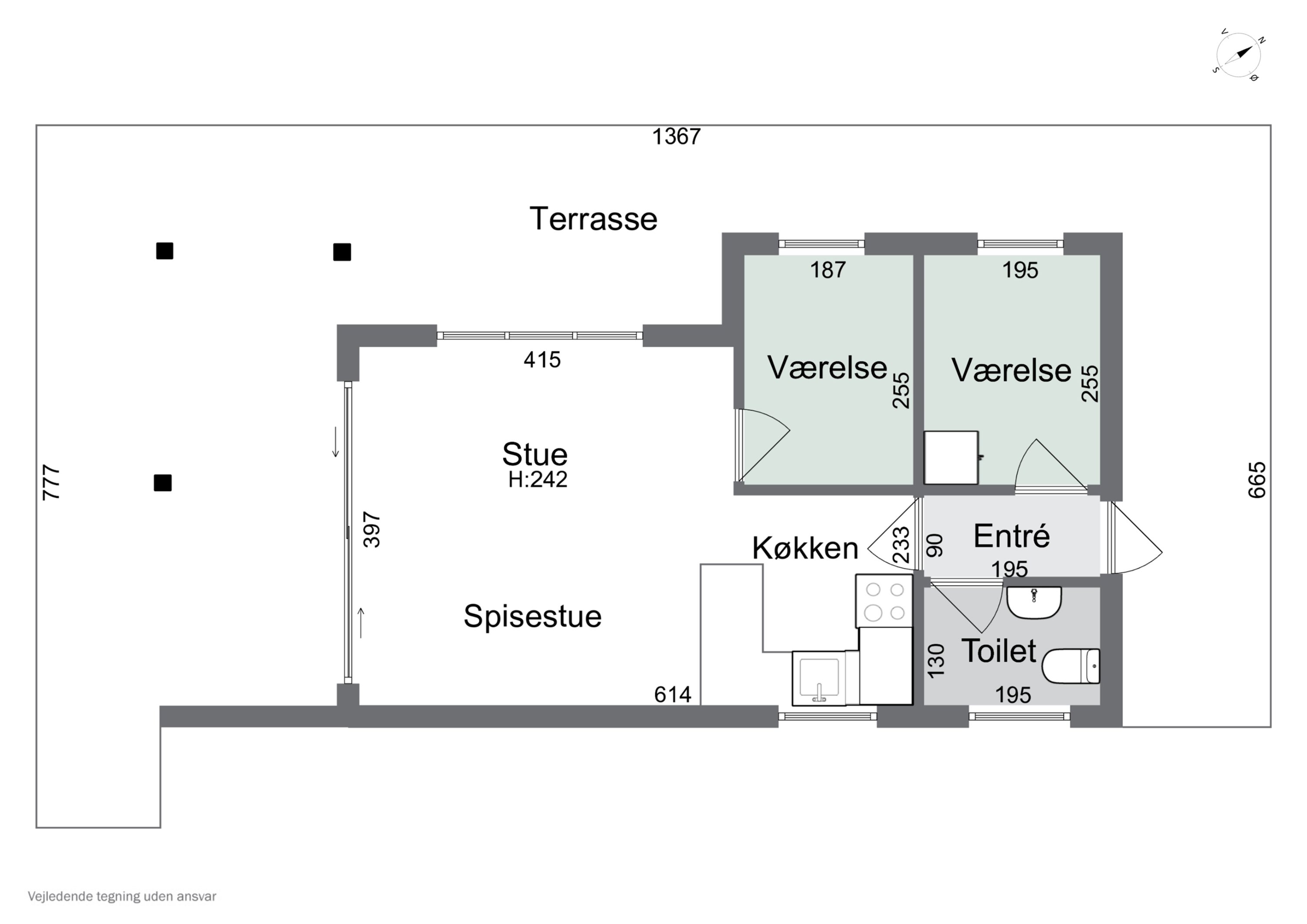 Plantegninger billede af Hans Christiansvej 7, 4281 Gørlev